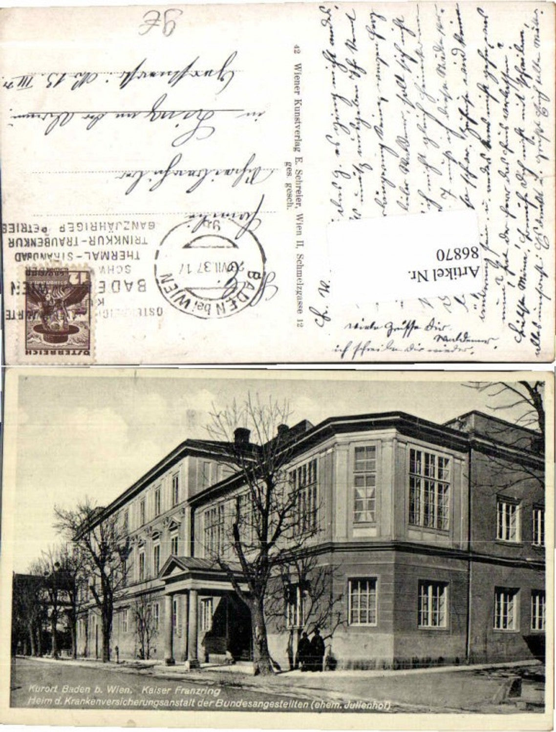 86870,Baden b. Wien Kaiser Franzring