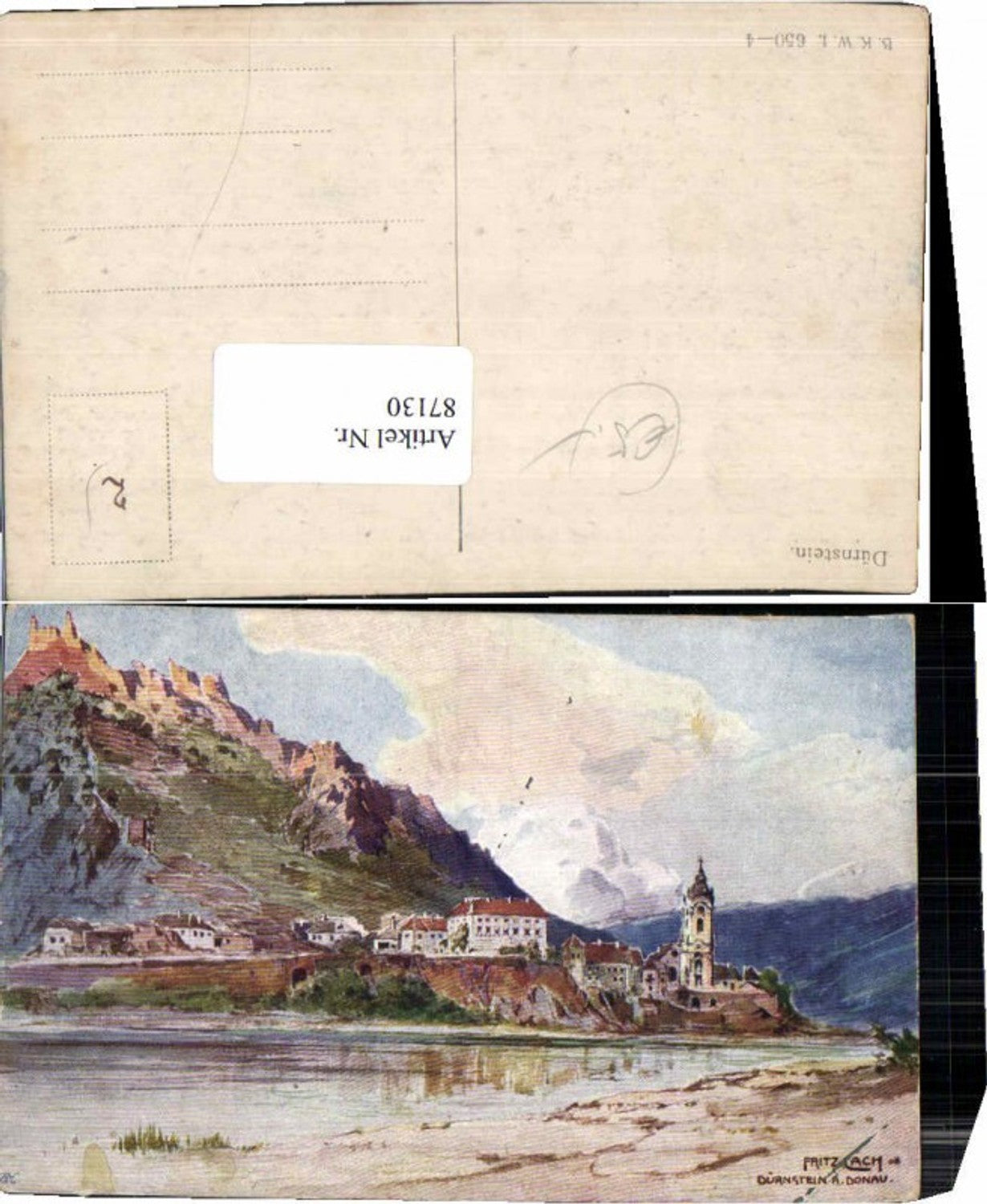 87130,Fritz Lach Dürnstein i.d. Wachau Donau B.K.W.I 650-4