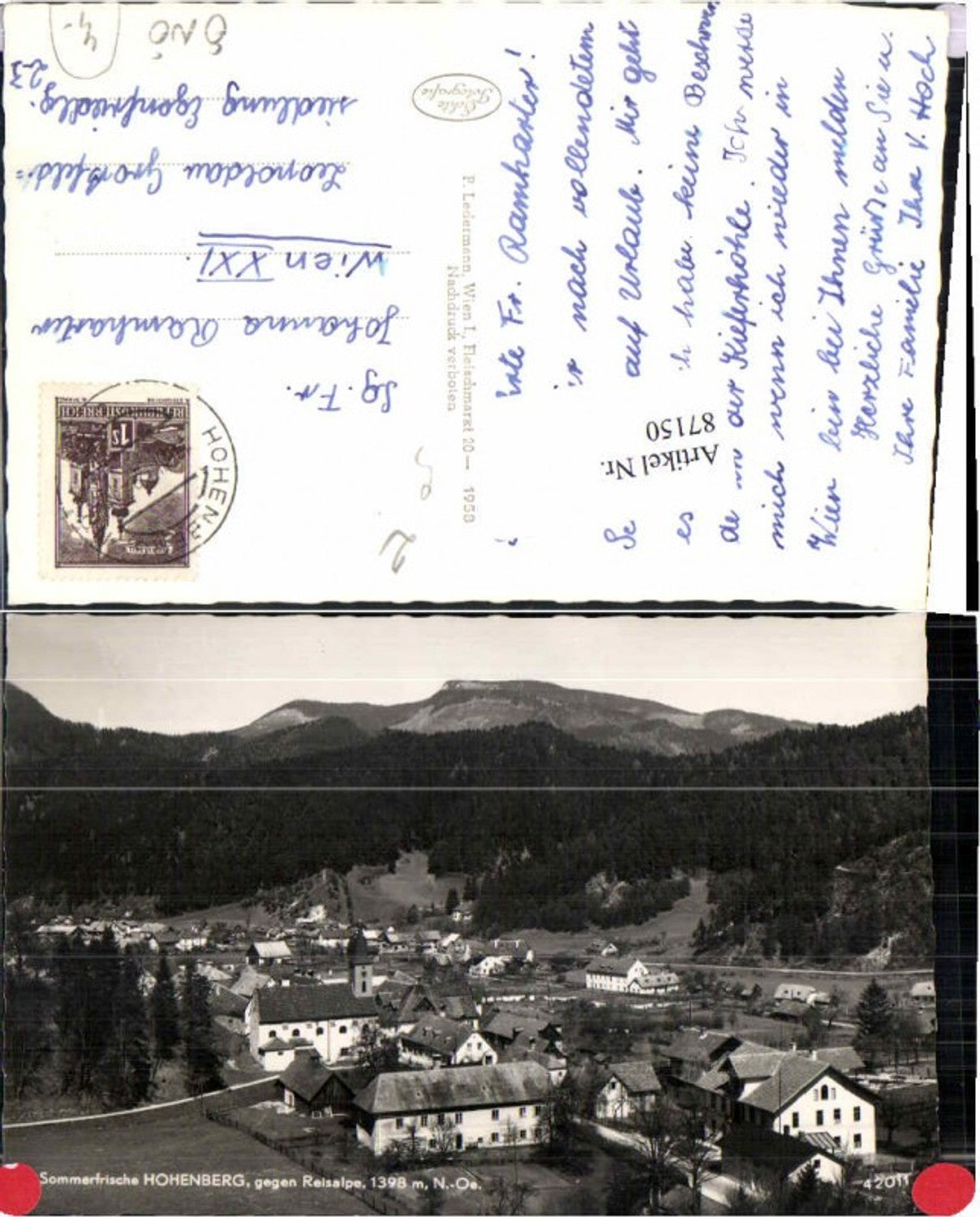 87150,Hohenberg geg. Reisalpe