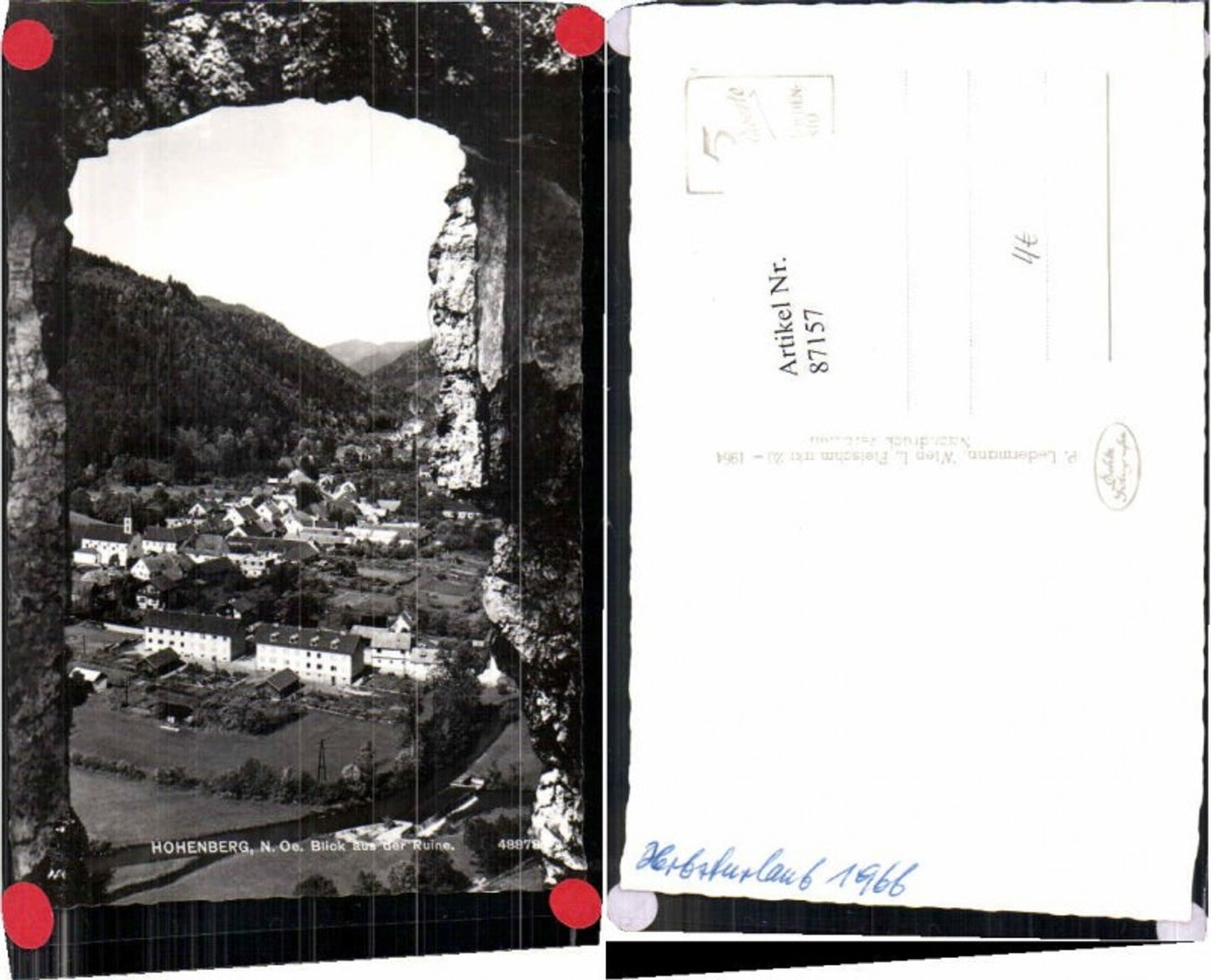 87157,Hohenberg Blick a.d. Ruine