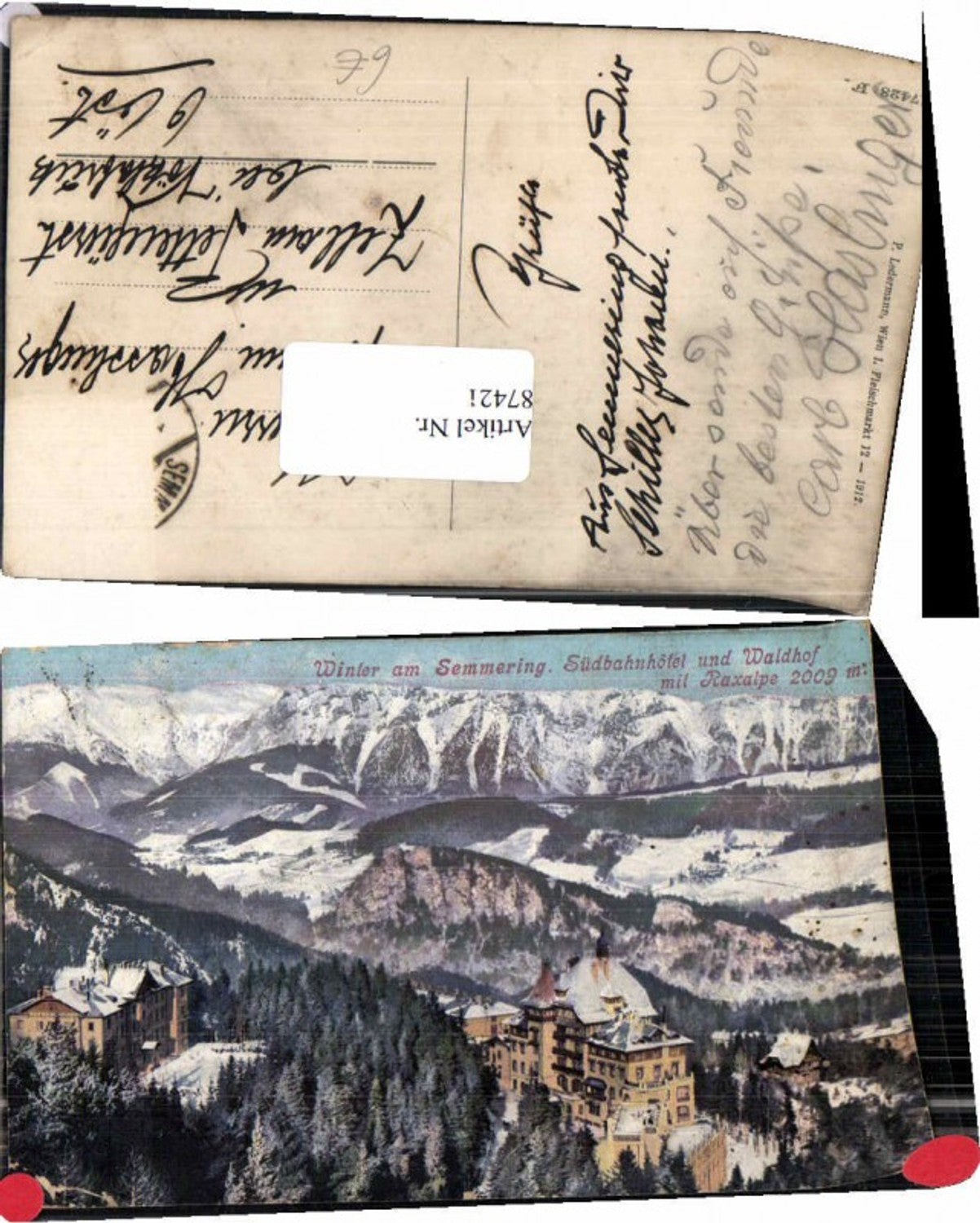 87421,Winter in Semmering Südbahnhotel Waldhof Rax