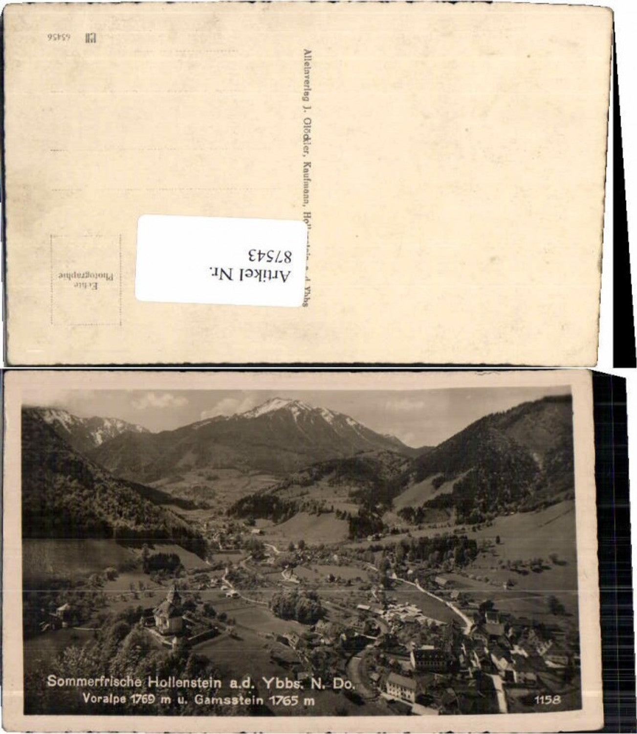 87543,Sommerfrische Hollenstein a.d. Ybbs Voralpe Gamsstein