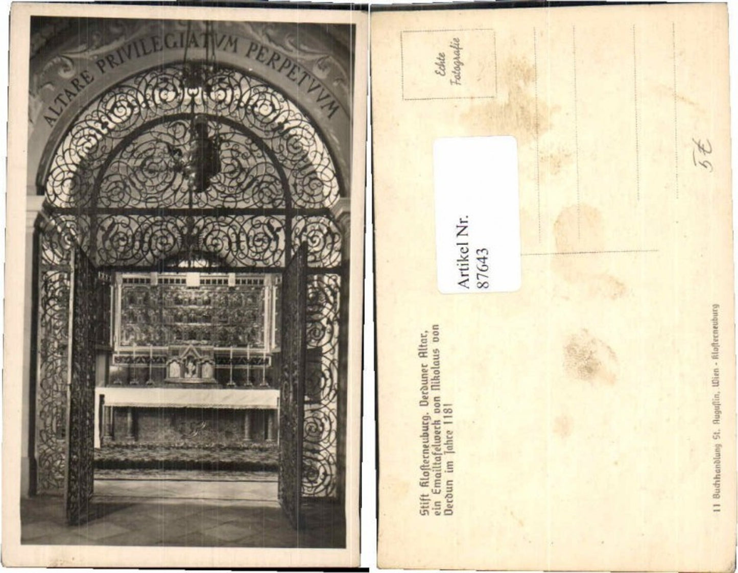 87643,Klosterneuburg Partie im Stift