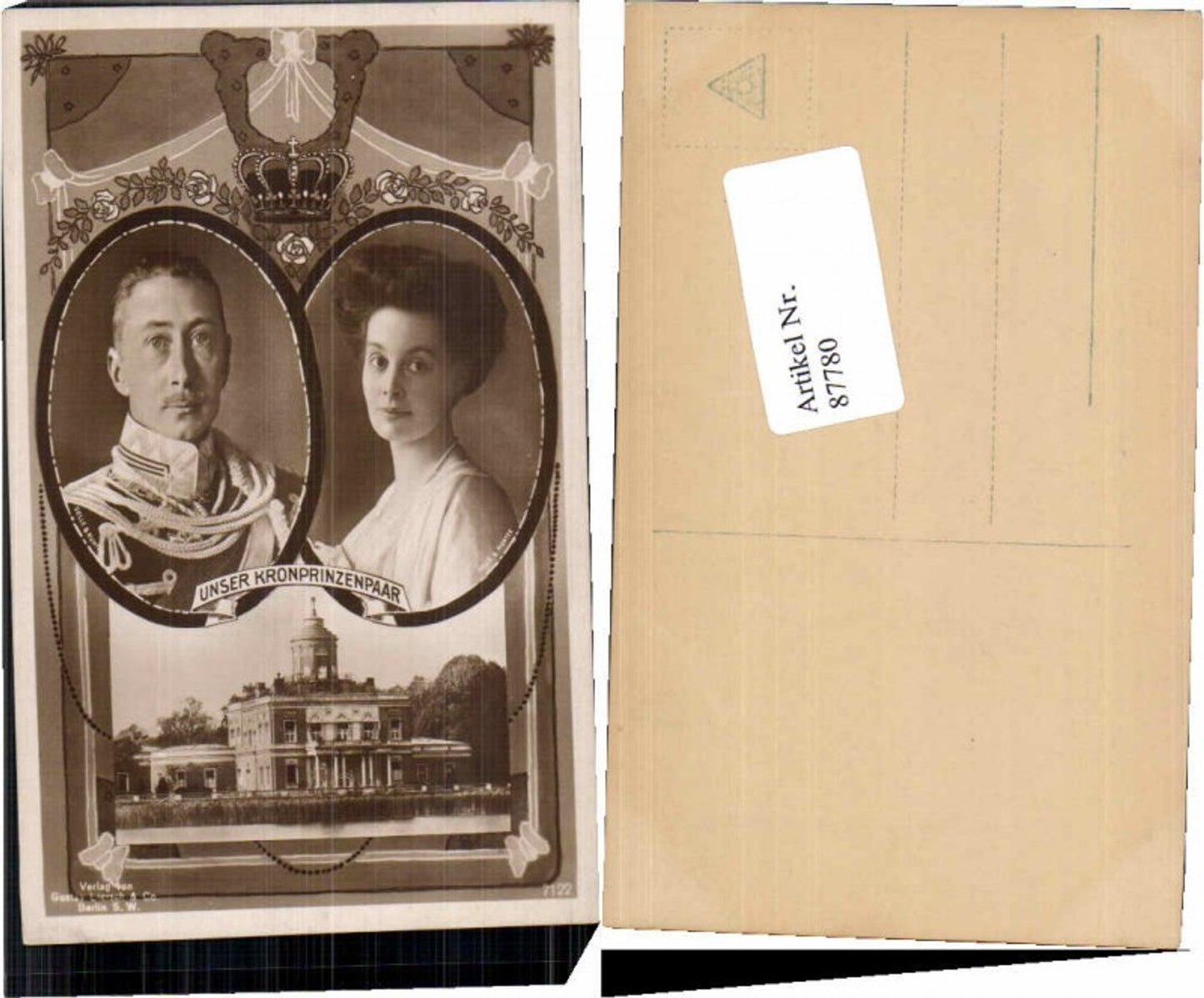 87780,Gustav Liersch Kronprinzenpaar Schloss