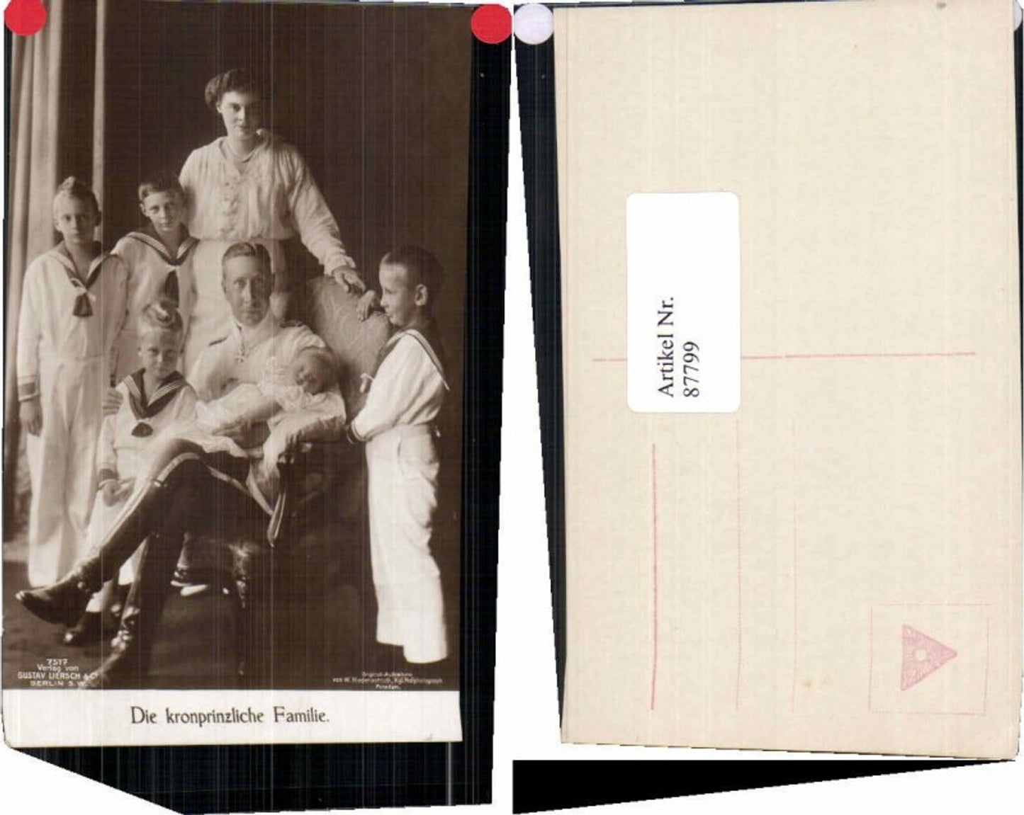 87799,Kronprinzliche Familie Kinder Gustav Liersch