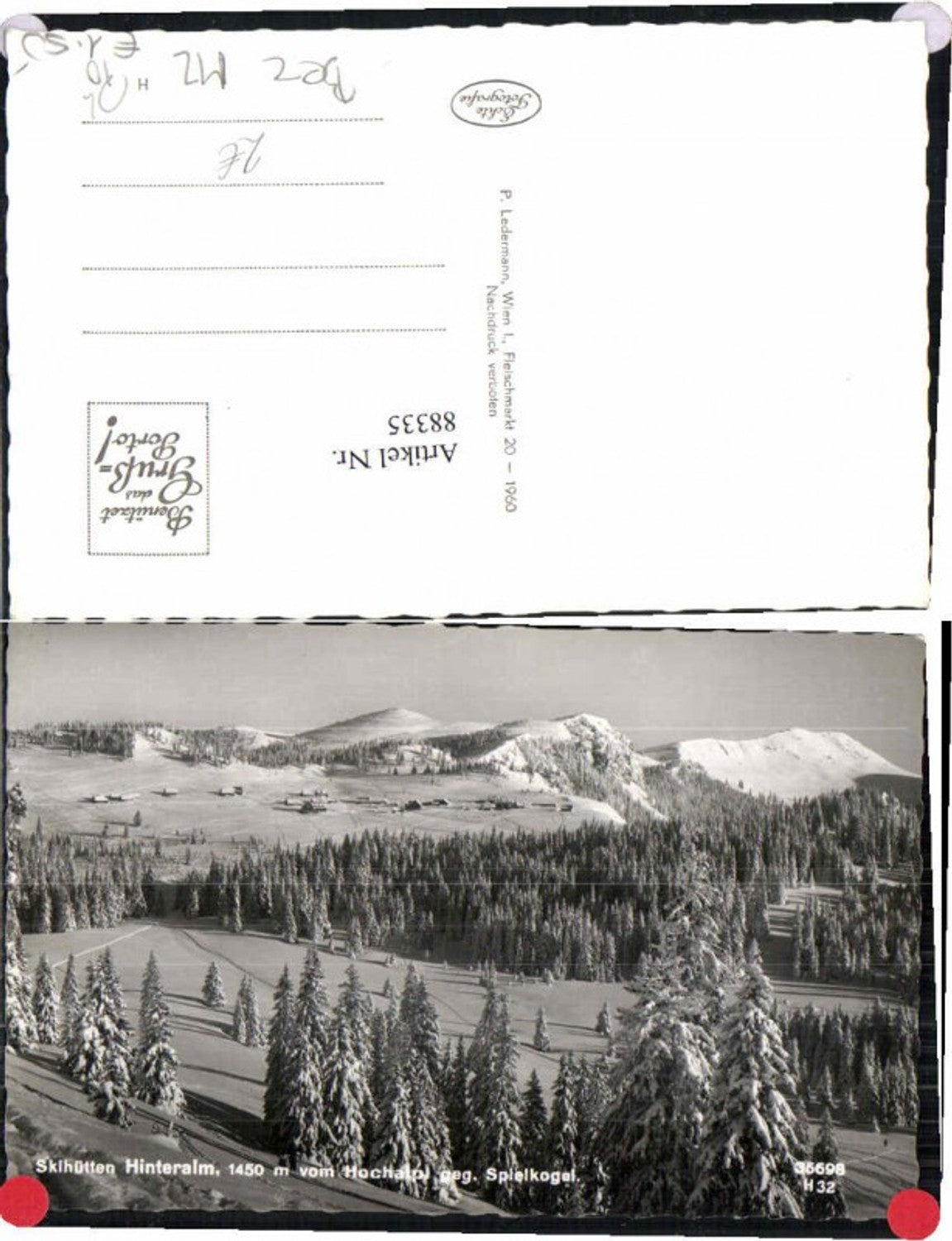 88335,Hinteralm vom Hochalpl Spielkogel Lilienfeld