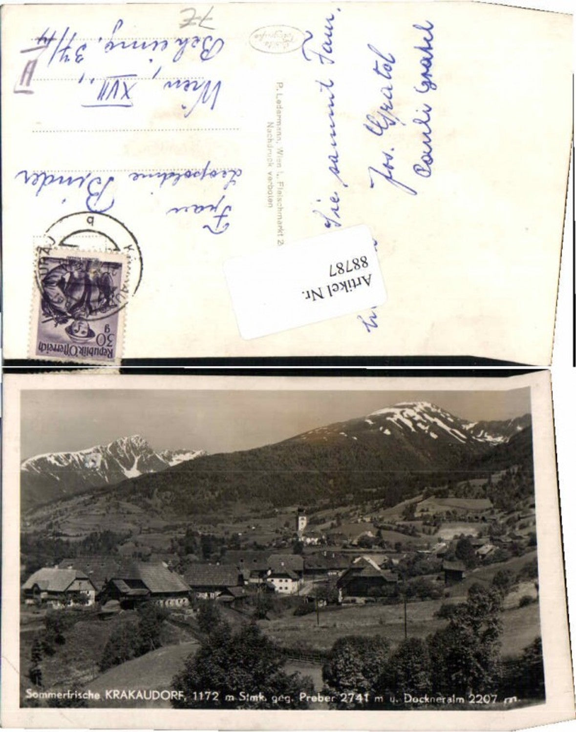 Alte Ansichtskarte – Old Postcard