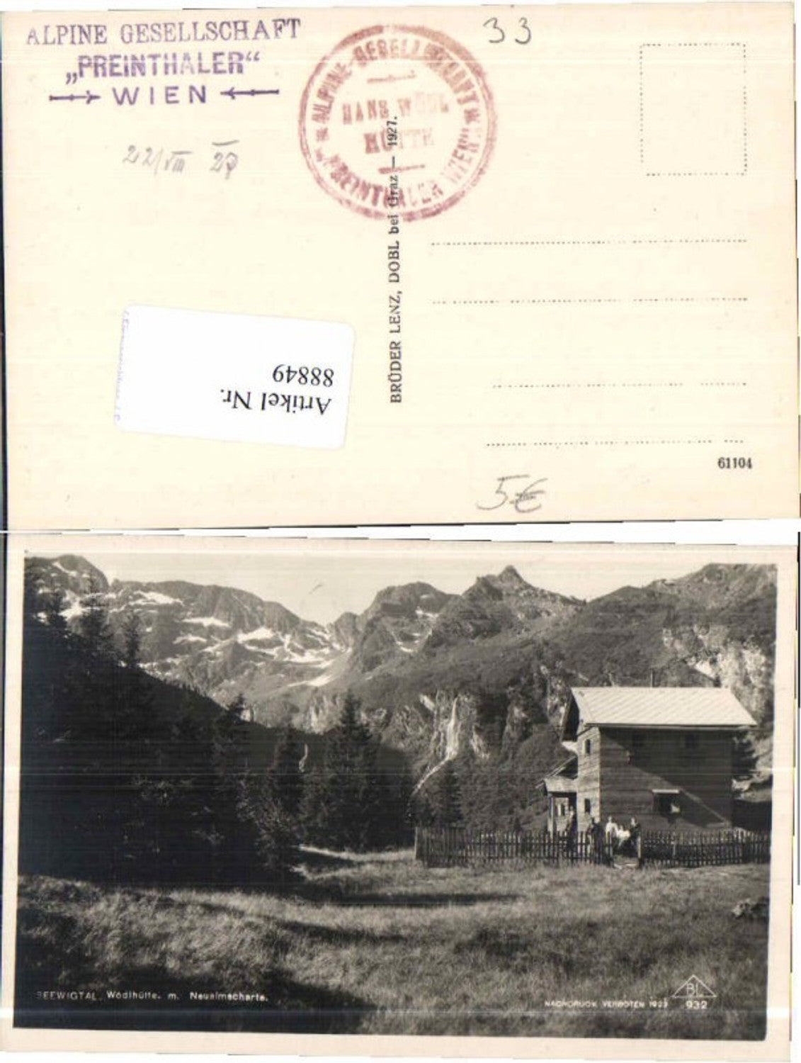 Alte Ansichtskarte – Old Postcard