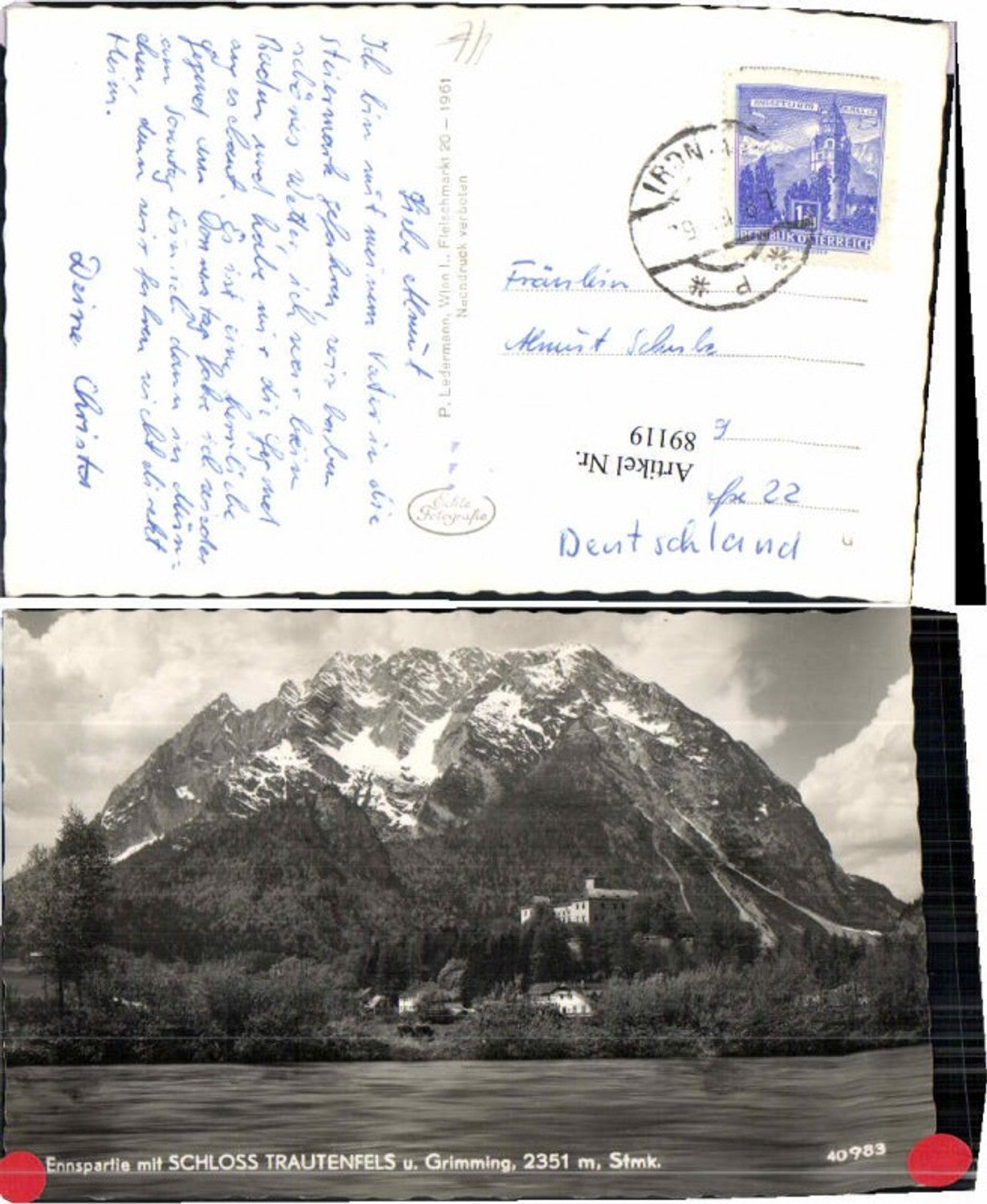 Alte Ansichtskarte – Old Postcard