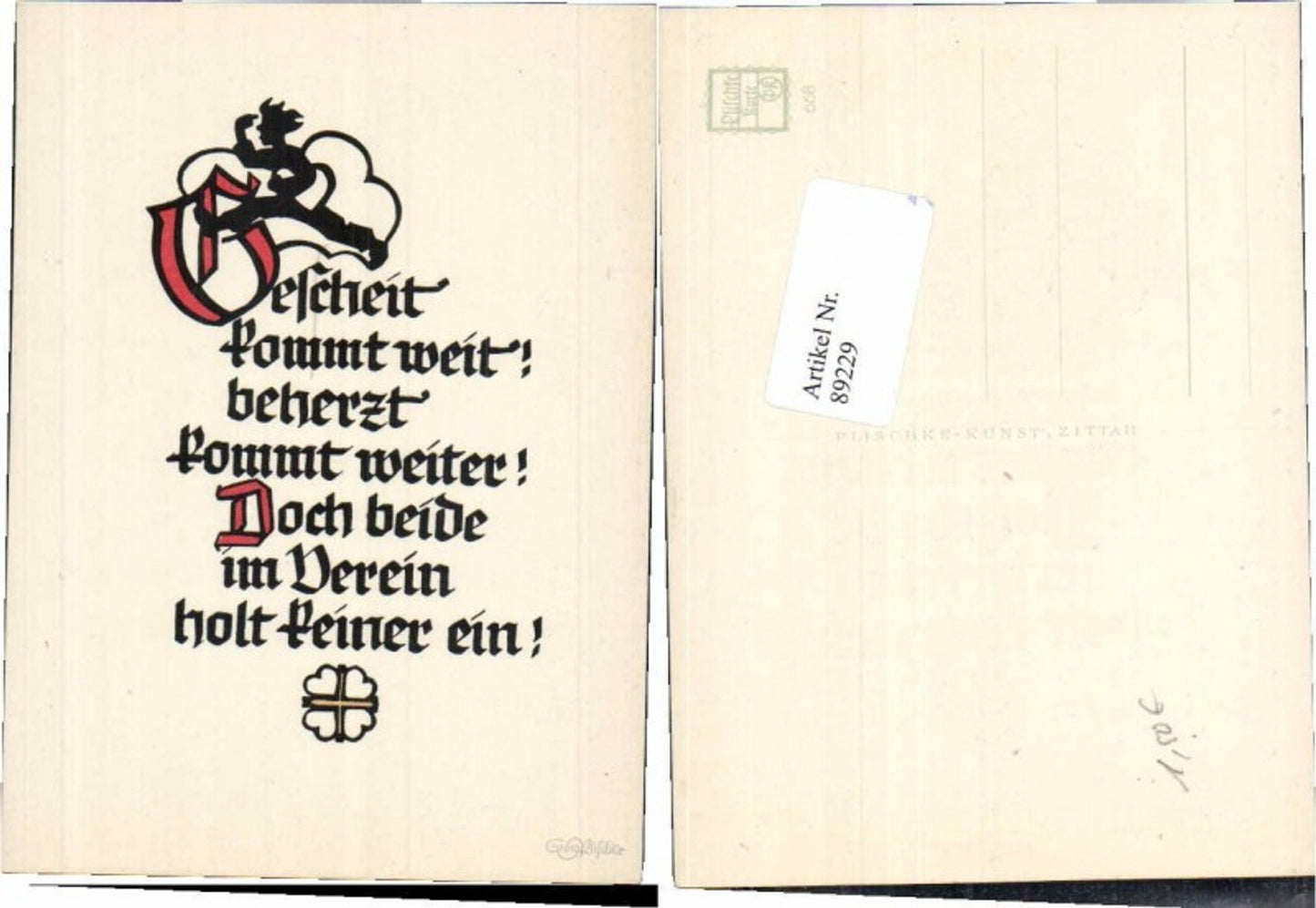89229,Scherenschnitt Plischke 668 Spruch