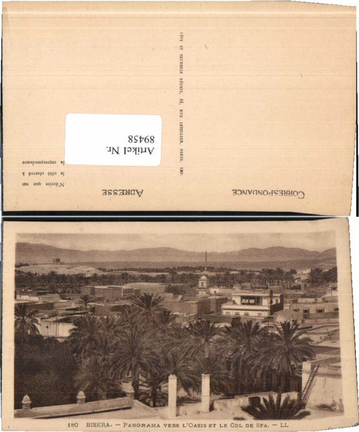 89458,Biskra Palmen Totale Algerien pub LL 180