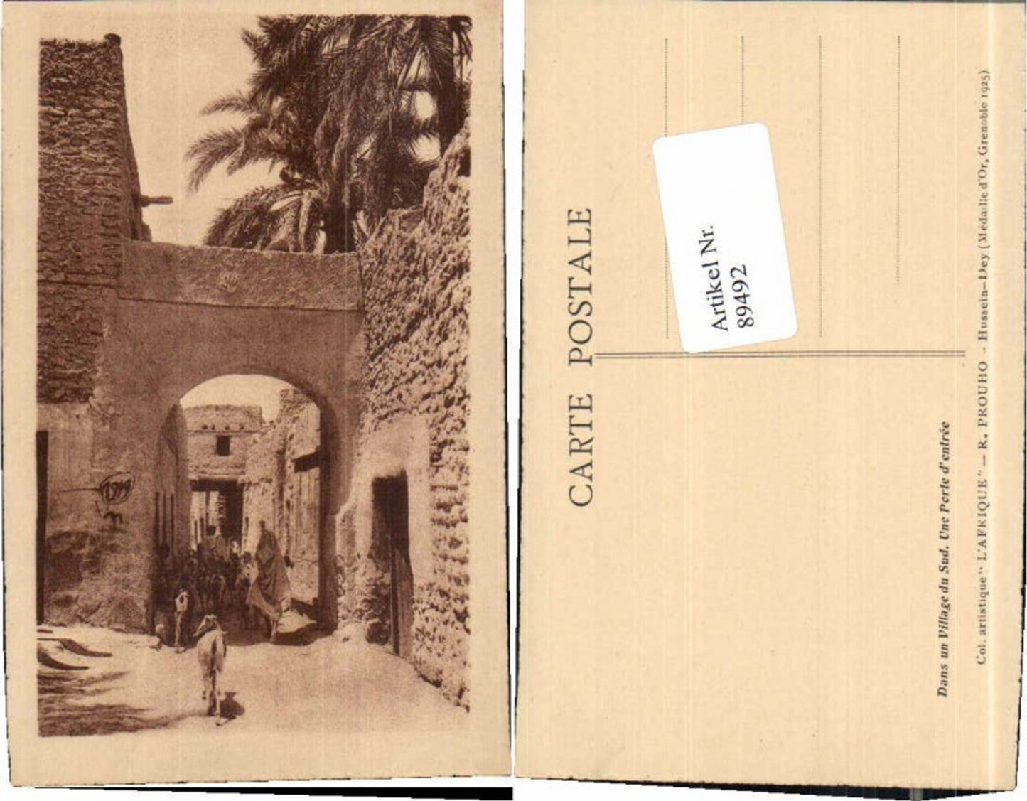 89492,Village du Sud Dans Stadt Algerien Wüste