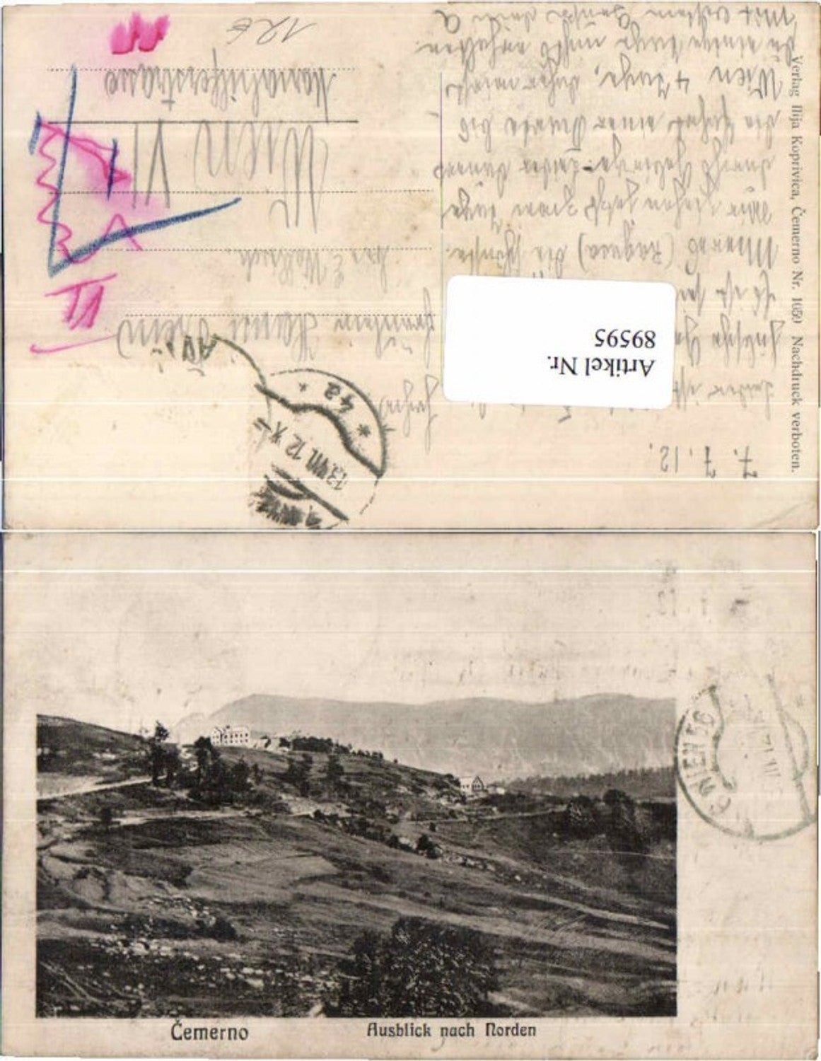 89595,Cemerno Ausblick nach Norden gacko