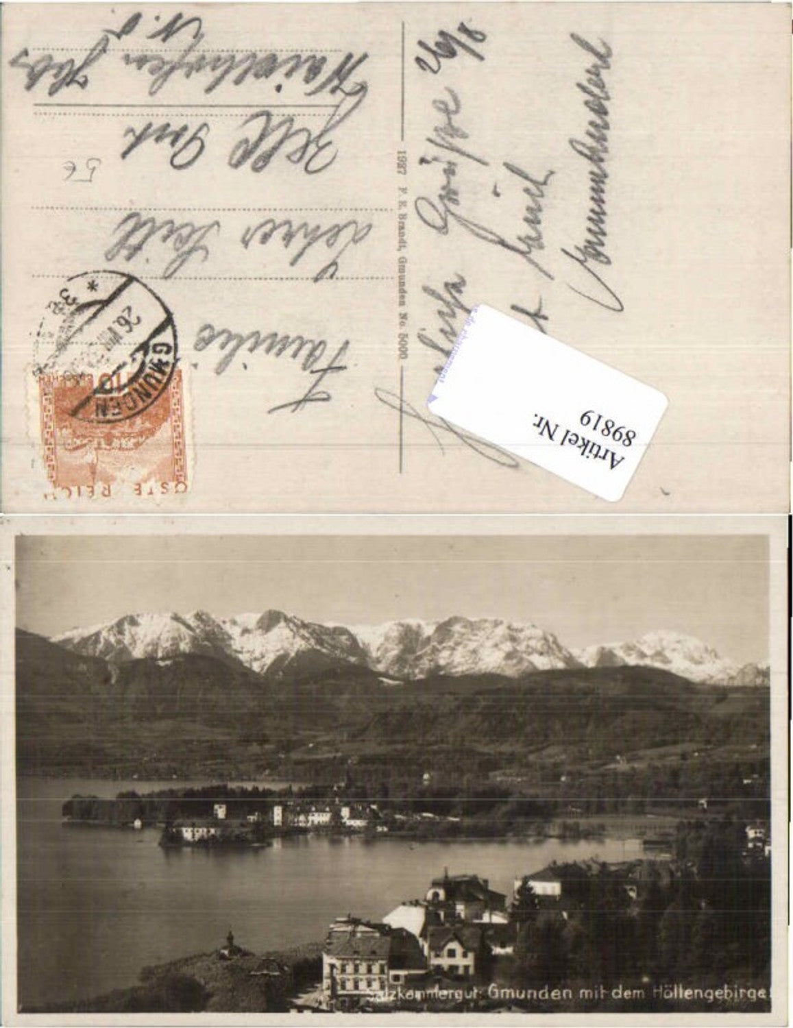 89819,Gmunden Höllengebirge Hotel Häuser Brandt 5000