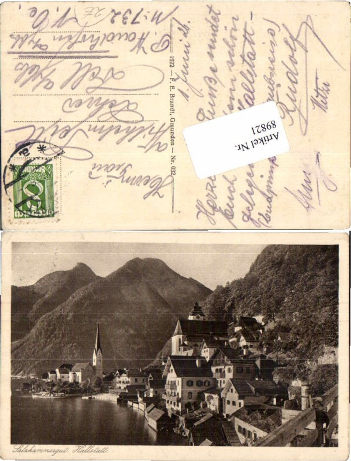 89821,Hallsatt m. Häuser Brandt 032