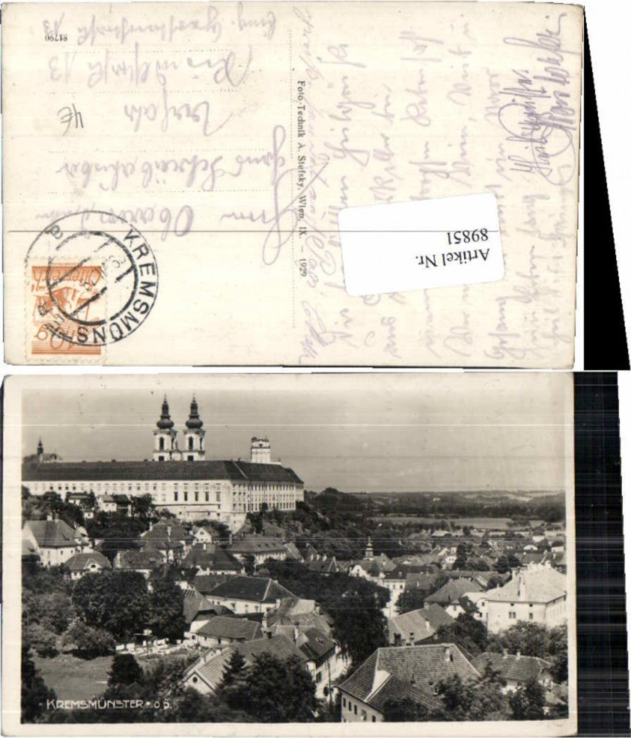 89851,Kremsmünster Ortstotale 1929