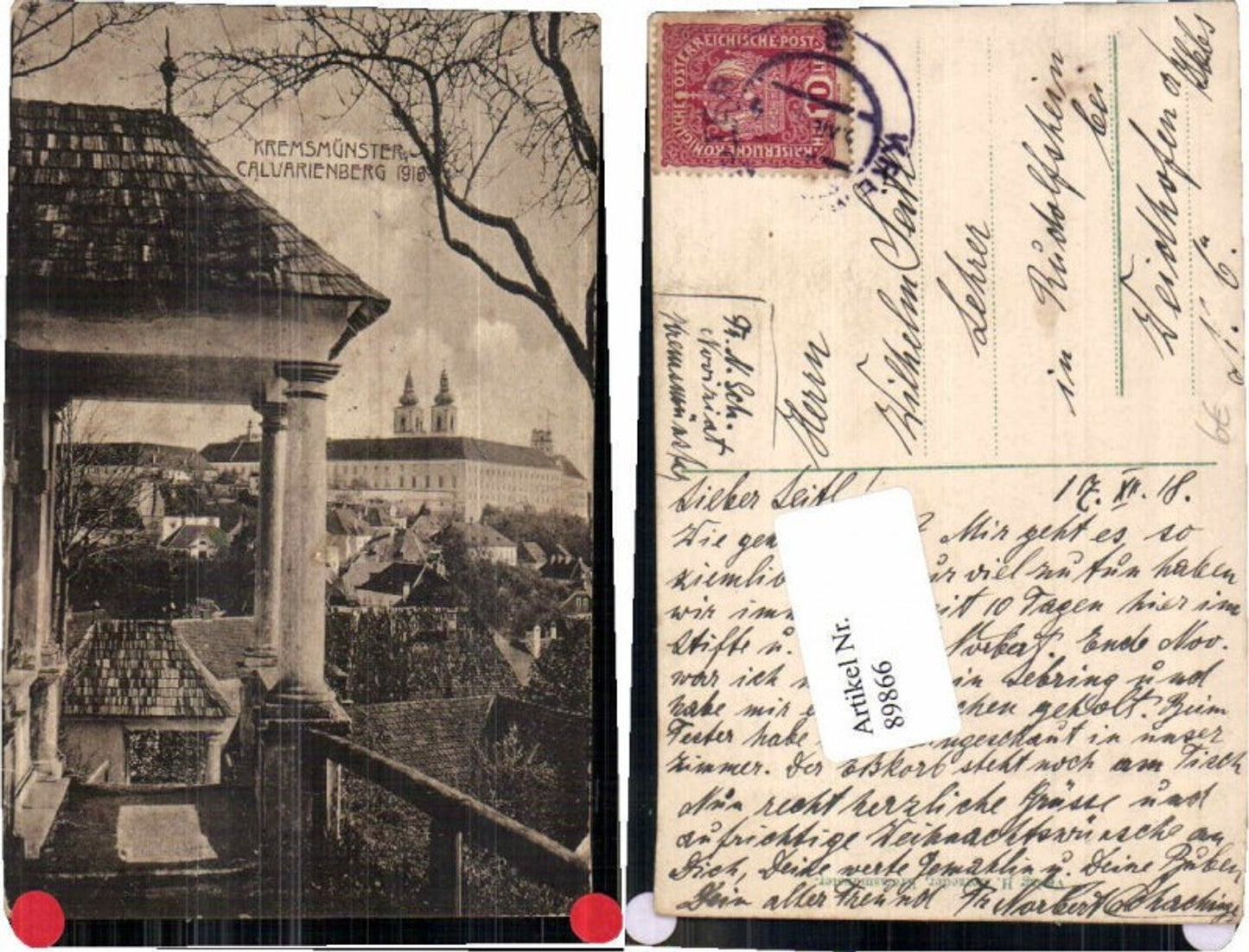 89866,Kremsmünster Calvarienberg 1916