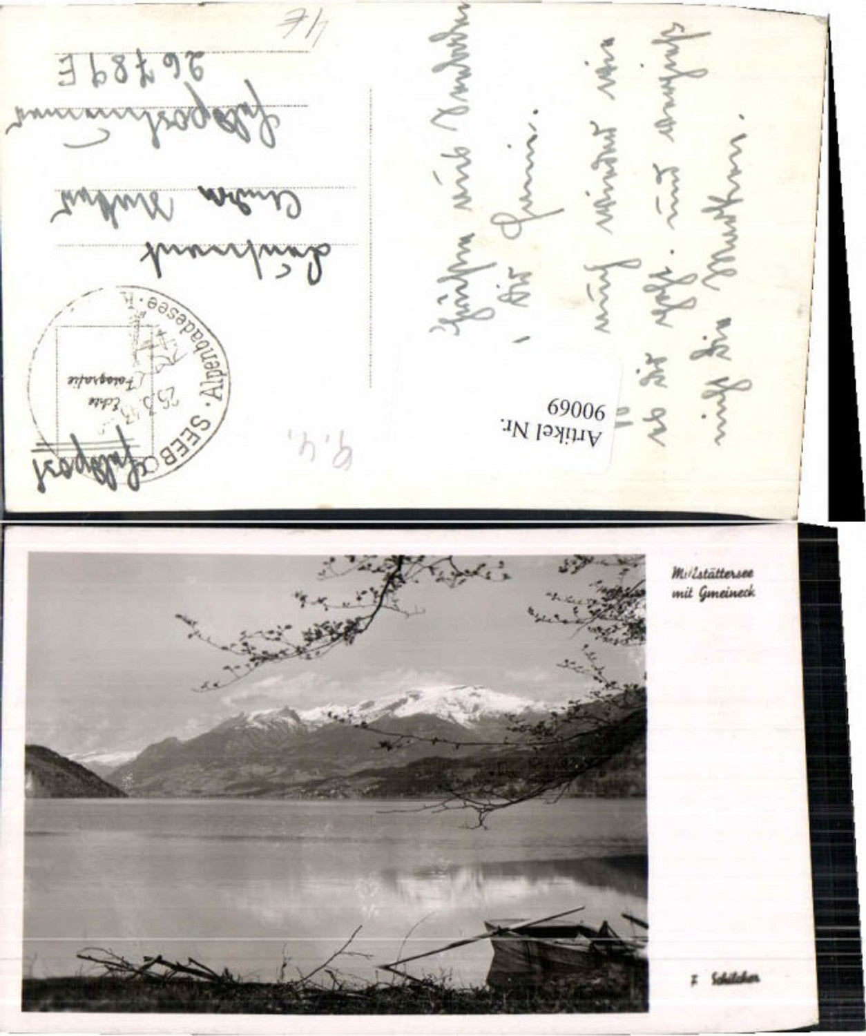 90069, Millstättersee Millstatt Boot b. Döbriach field post