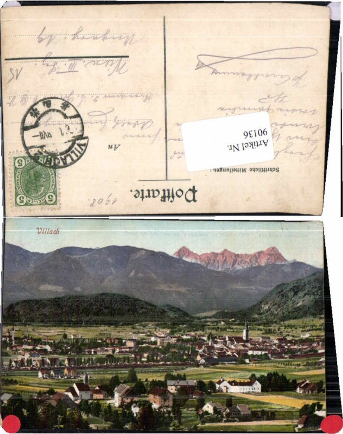 90136, Villach Totale COLOR 1908