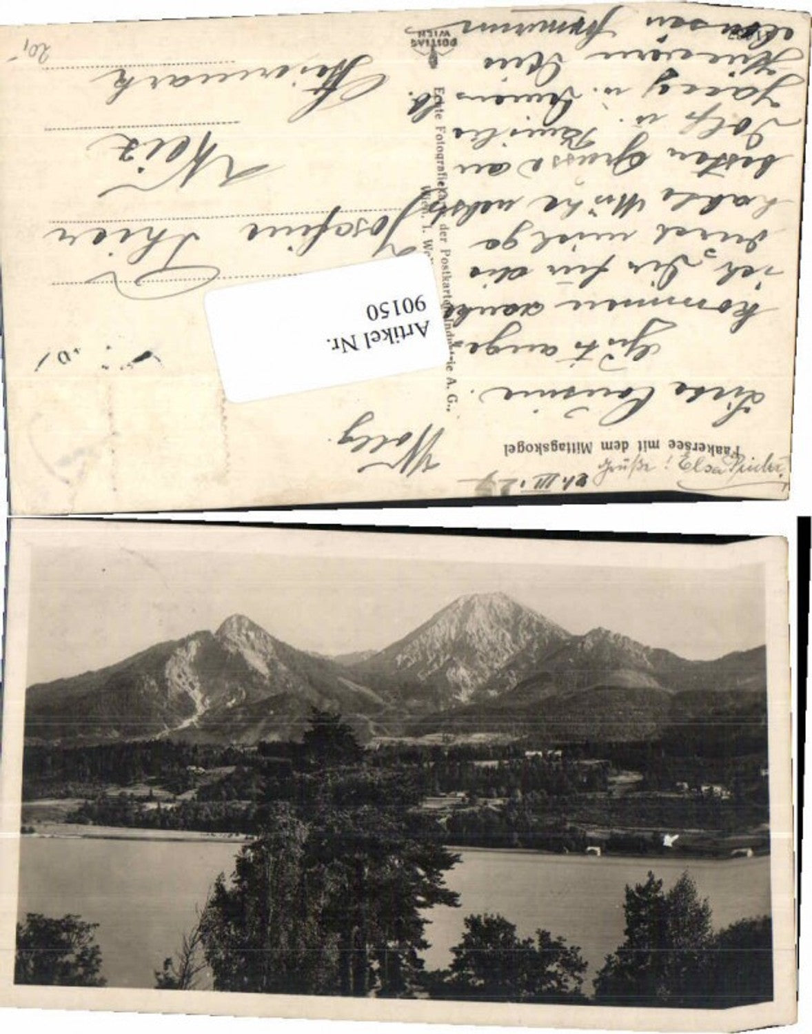 90150,Faakersee Faak 1927