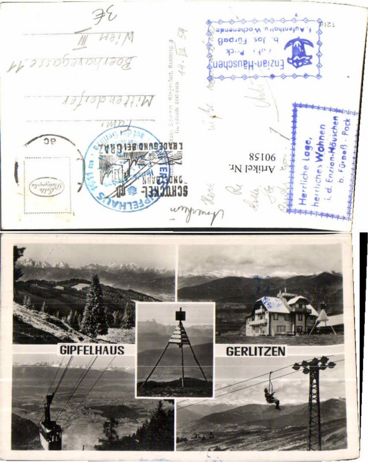 90158,Gerlitzen Gipfelhaus Seilbahn Annenheim