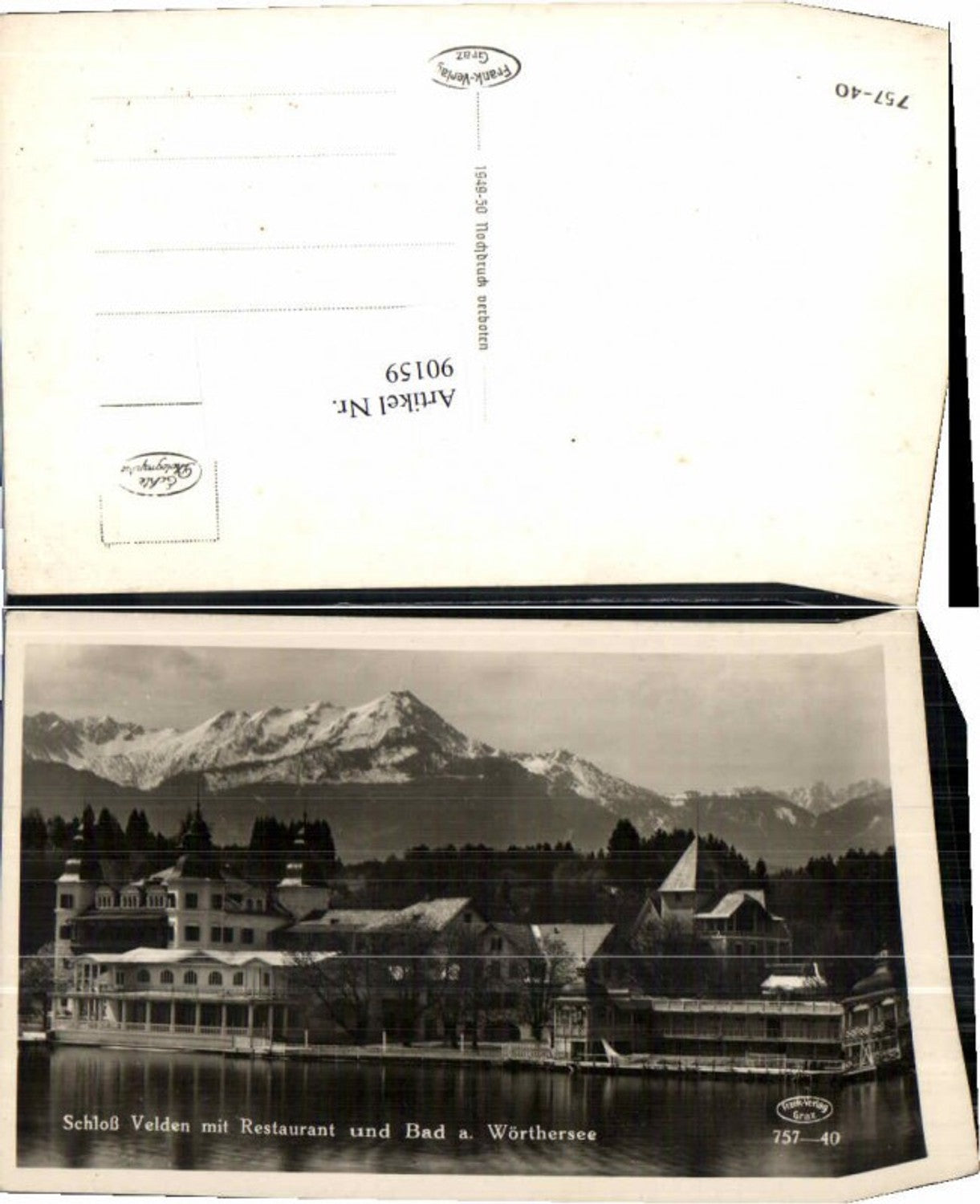 90159,Velden am Wörthersee Restaurant 1949
