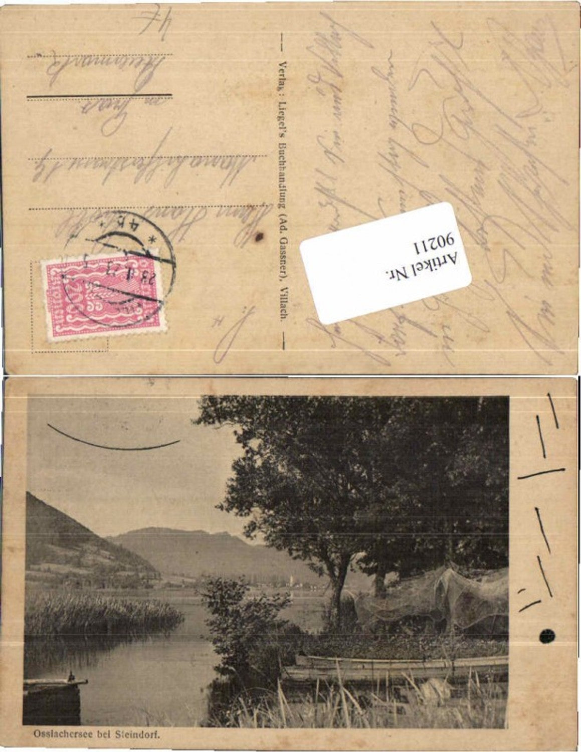 90211,Ossiachersee Ossiach Uferpartie b. Steindorf