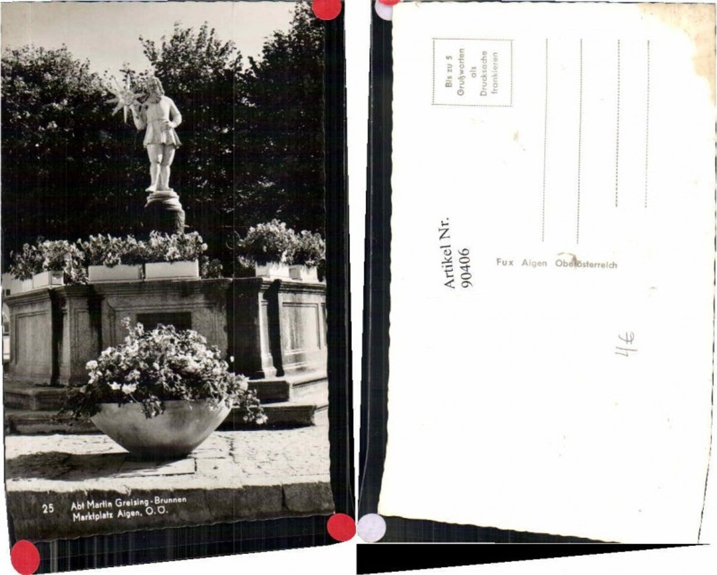 90406, Aigen Schlägl Fountain Market Square