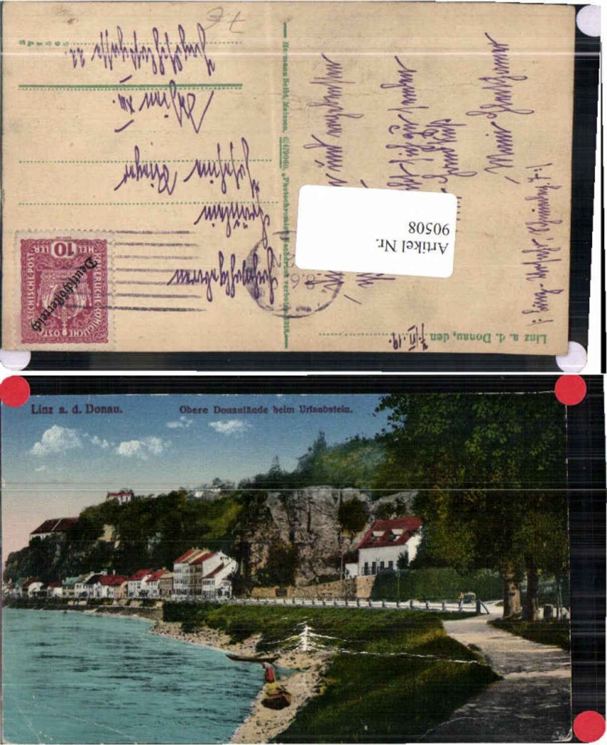 90508,Linz a.d. Donau Obere Donaulände Urlaubstein