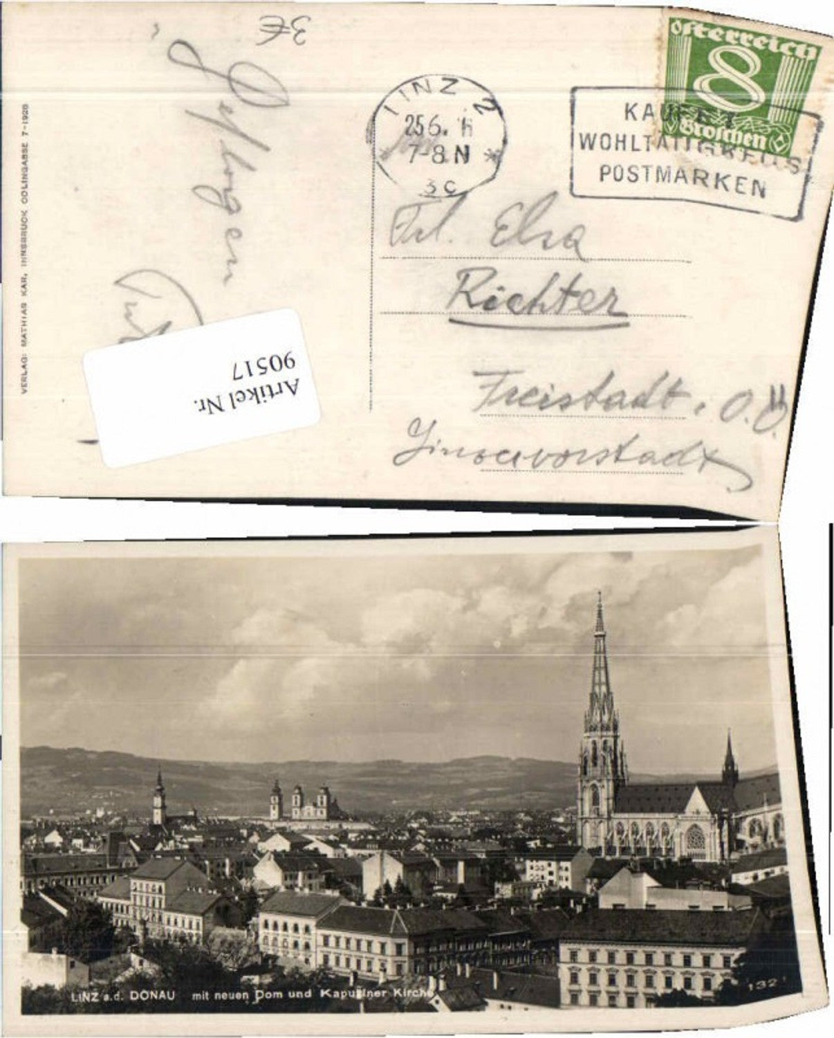 90517,Linz a.d. Donau Kapuziner Kirche Dom