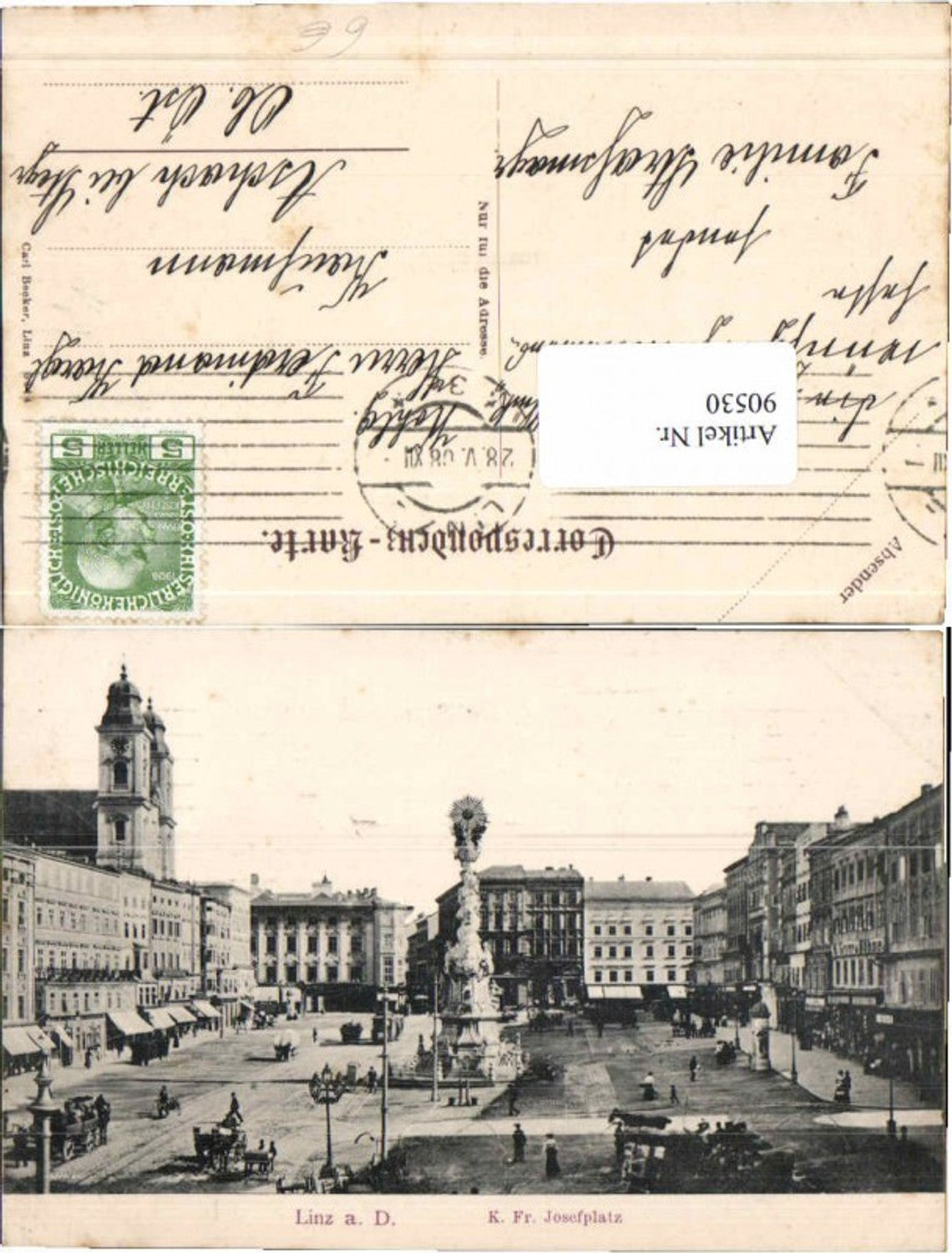 90530,Linz a.d. Donau Kaiser Franz Josef Platz