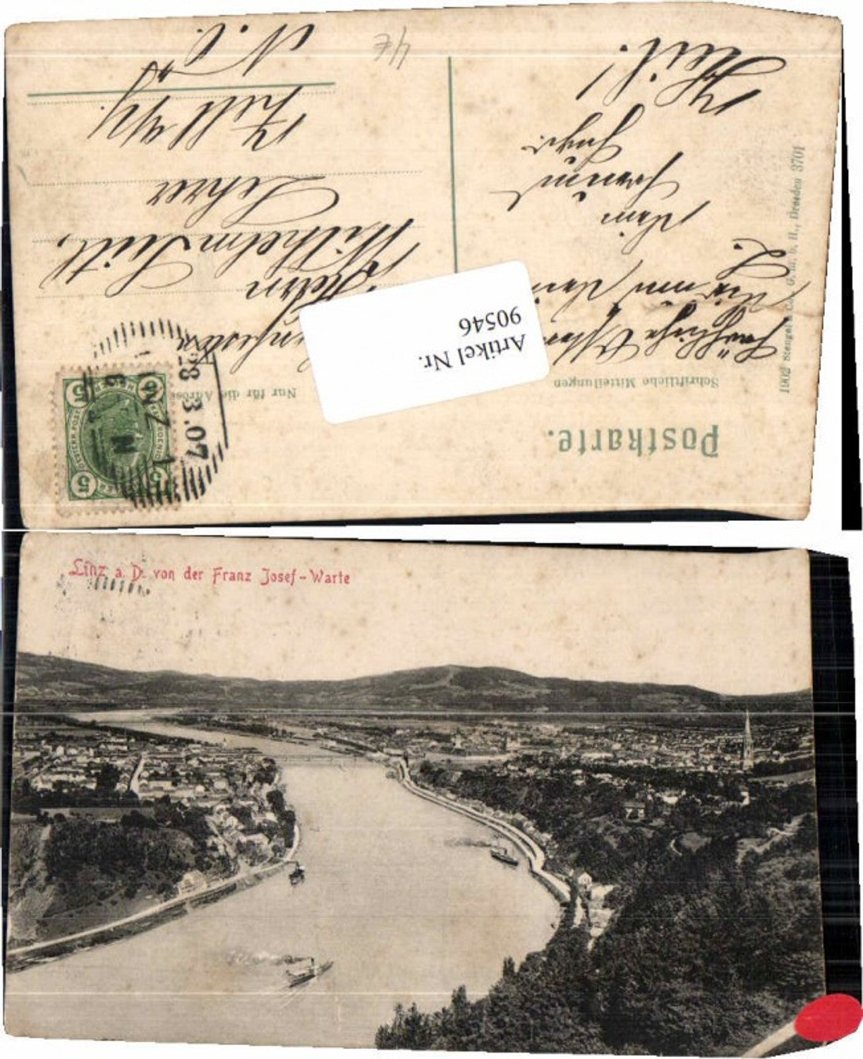 90546,Linz a.d. Donau Franz Josef Warte Totale