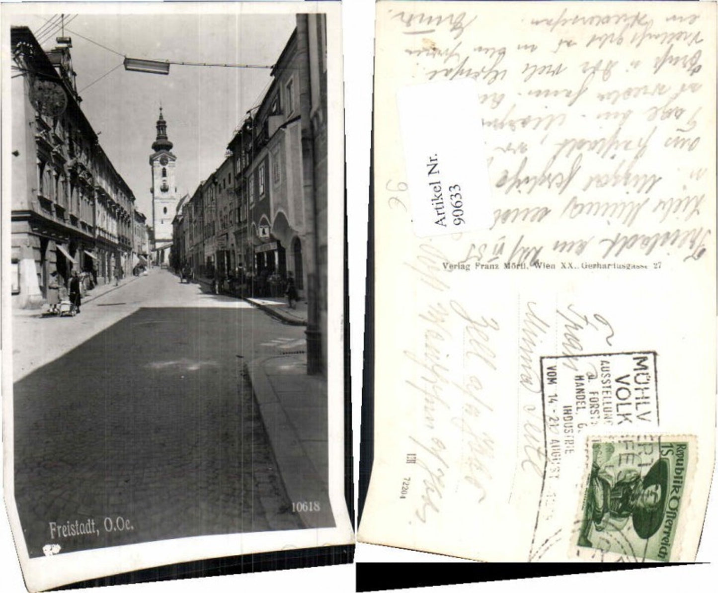 90633,Freistadt Partie in der Strasse