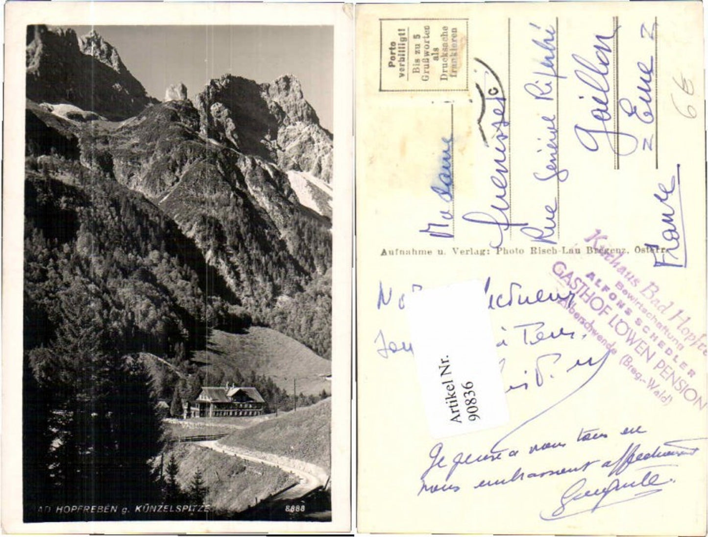 Alte Ansichtskarte – Old Postcard