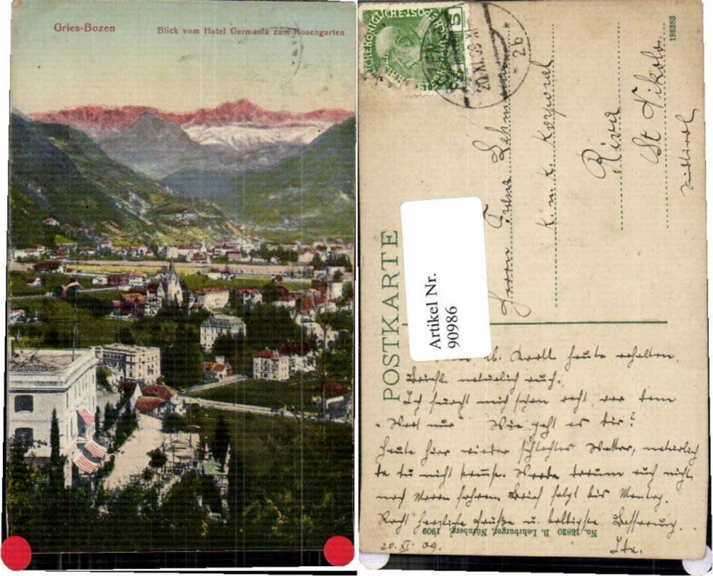 Alte Ansichtskarte – Old Postcard