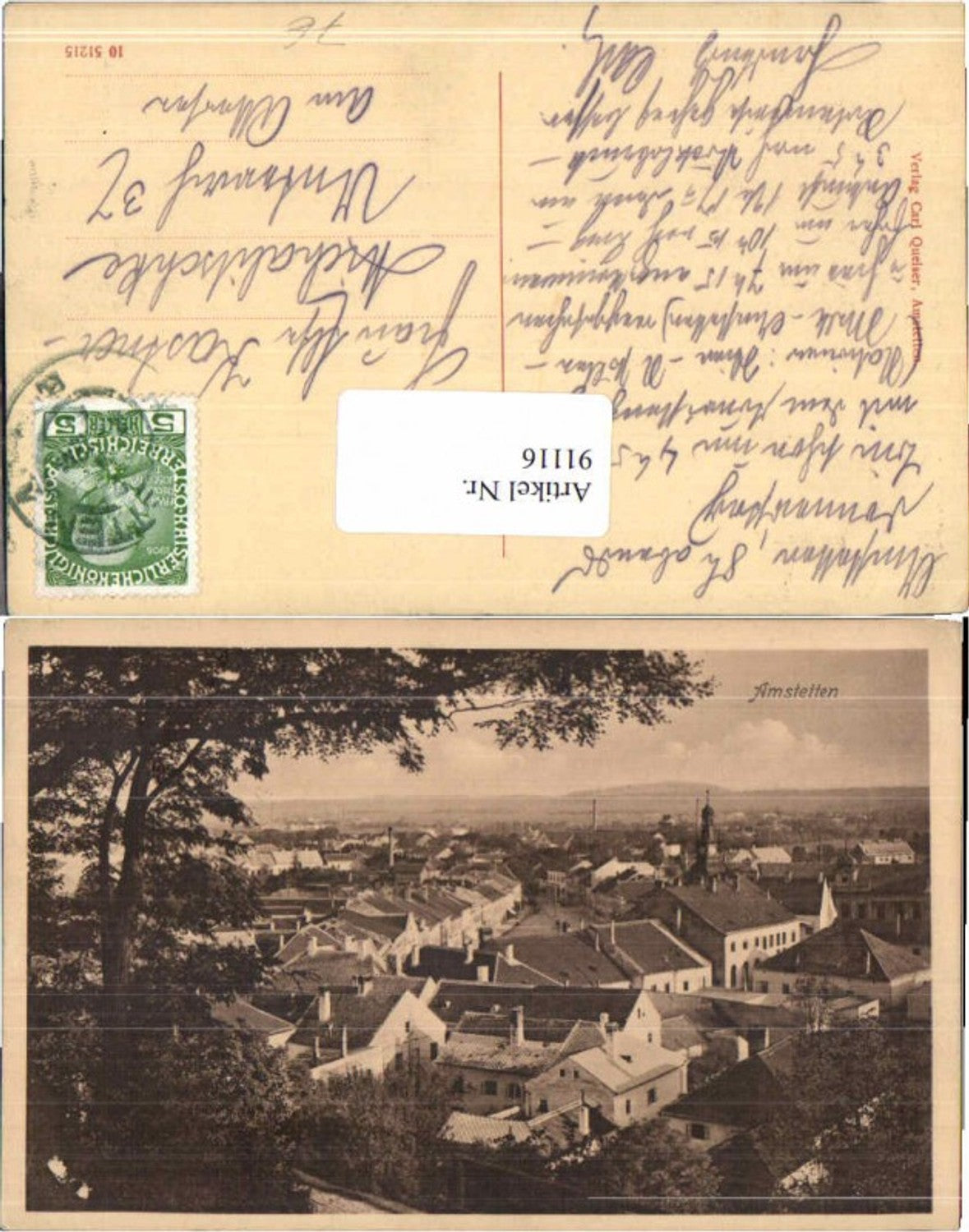 91116,Amstetten Totale 1915 pub Queiser