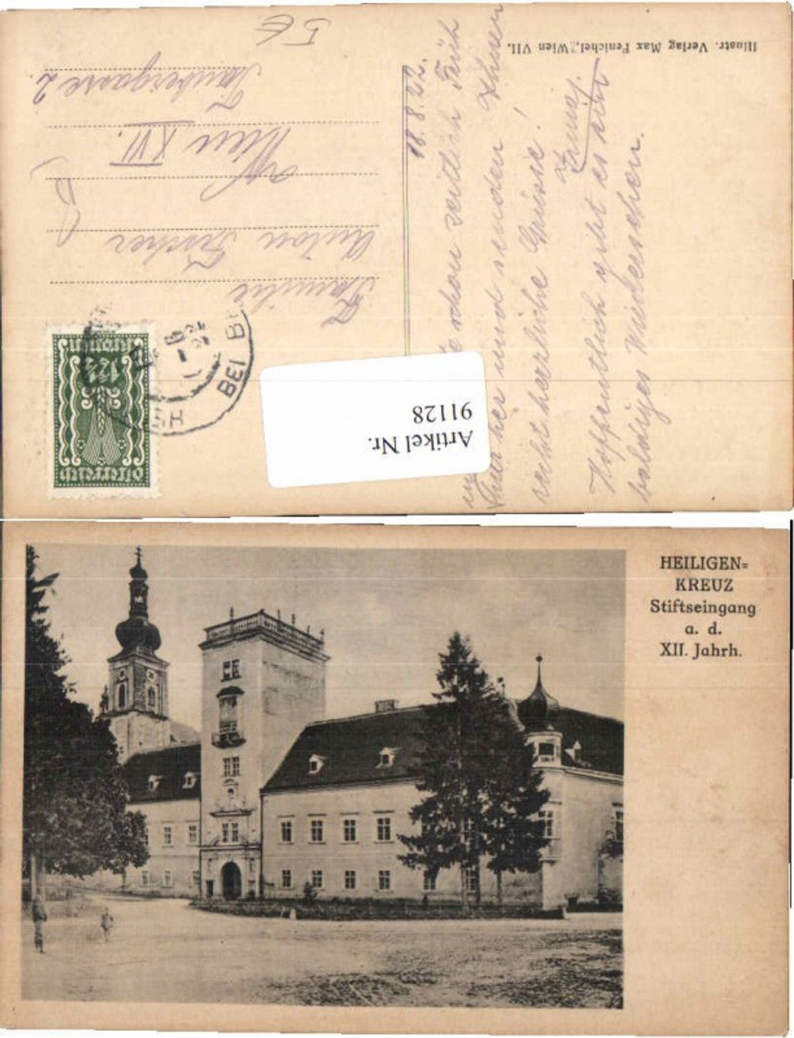 91128,Heiligenkreuz bei Baden Stiftseingang