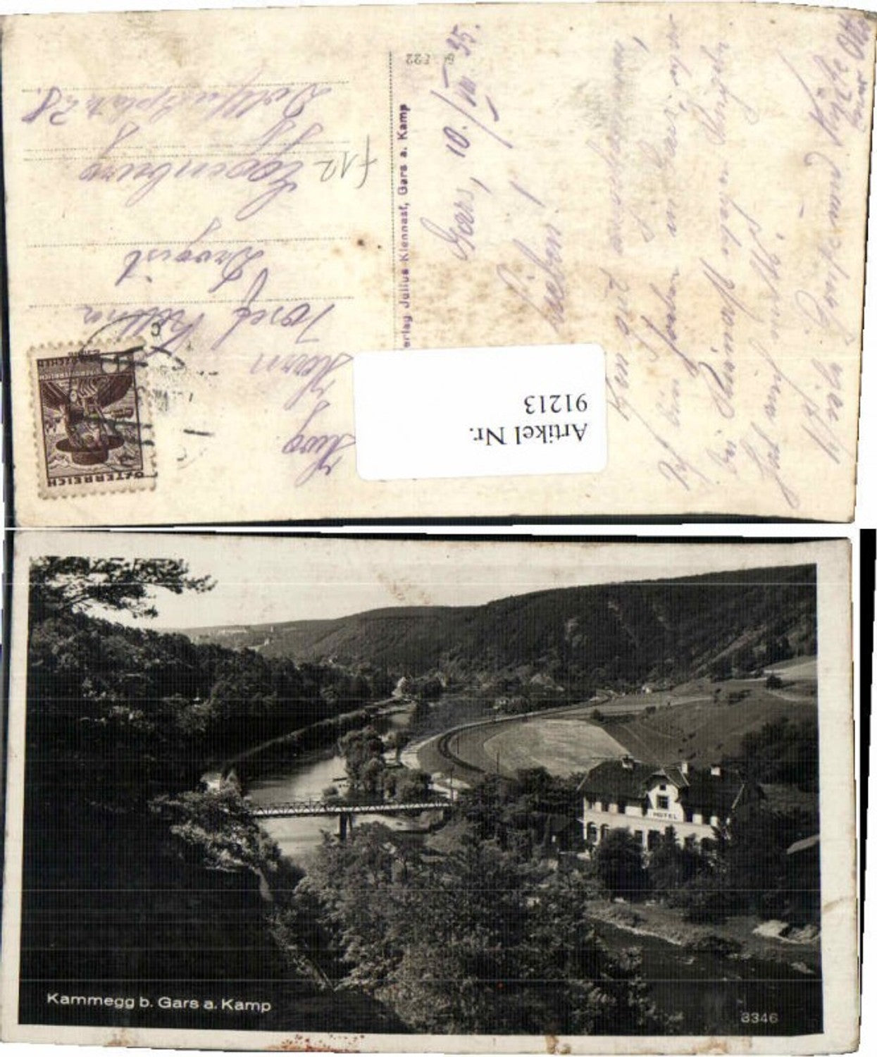 91213,Kammegg bei Gars am Kamp Hotel 1930