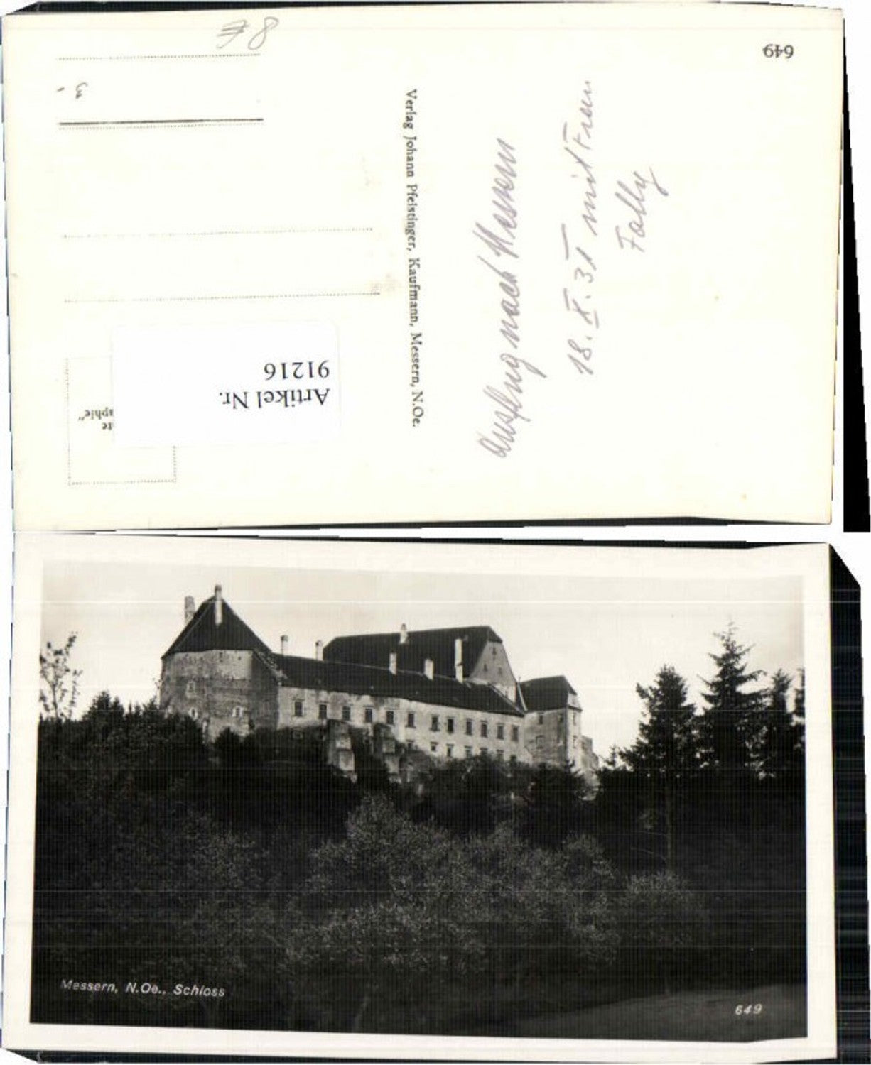 91216,Messern Irnfritz bei Horn 1935