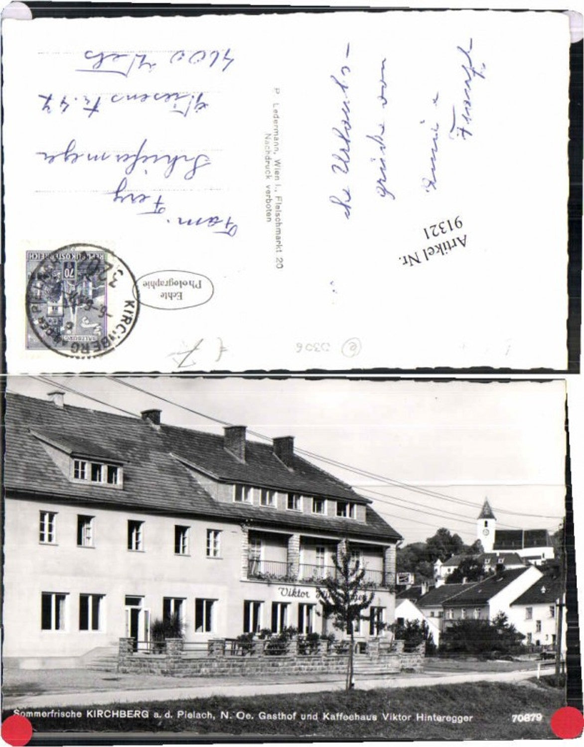 91321,Kirchberg a.d. Pielach Gasthaus Hinteregger