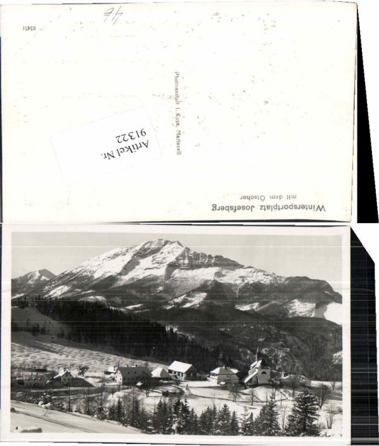 91322,Josefsberg m. Ötscher Annaberg Mitterbach