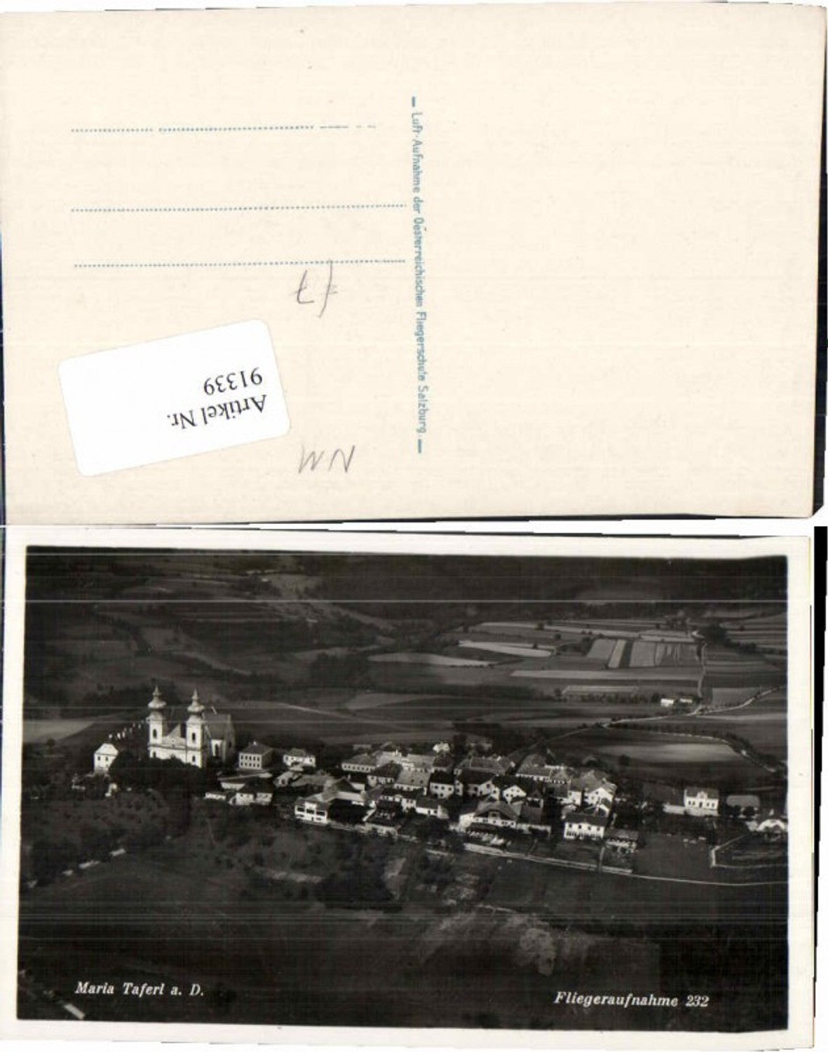 91339,Aerial photograph 232 Maria Taferl Marbach