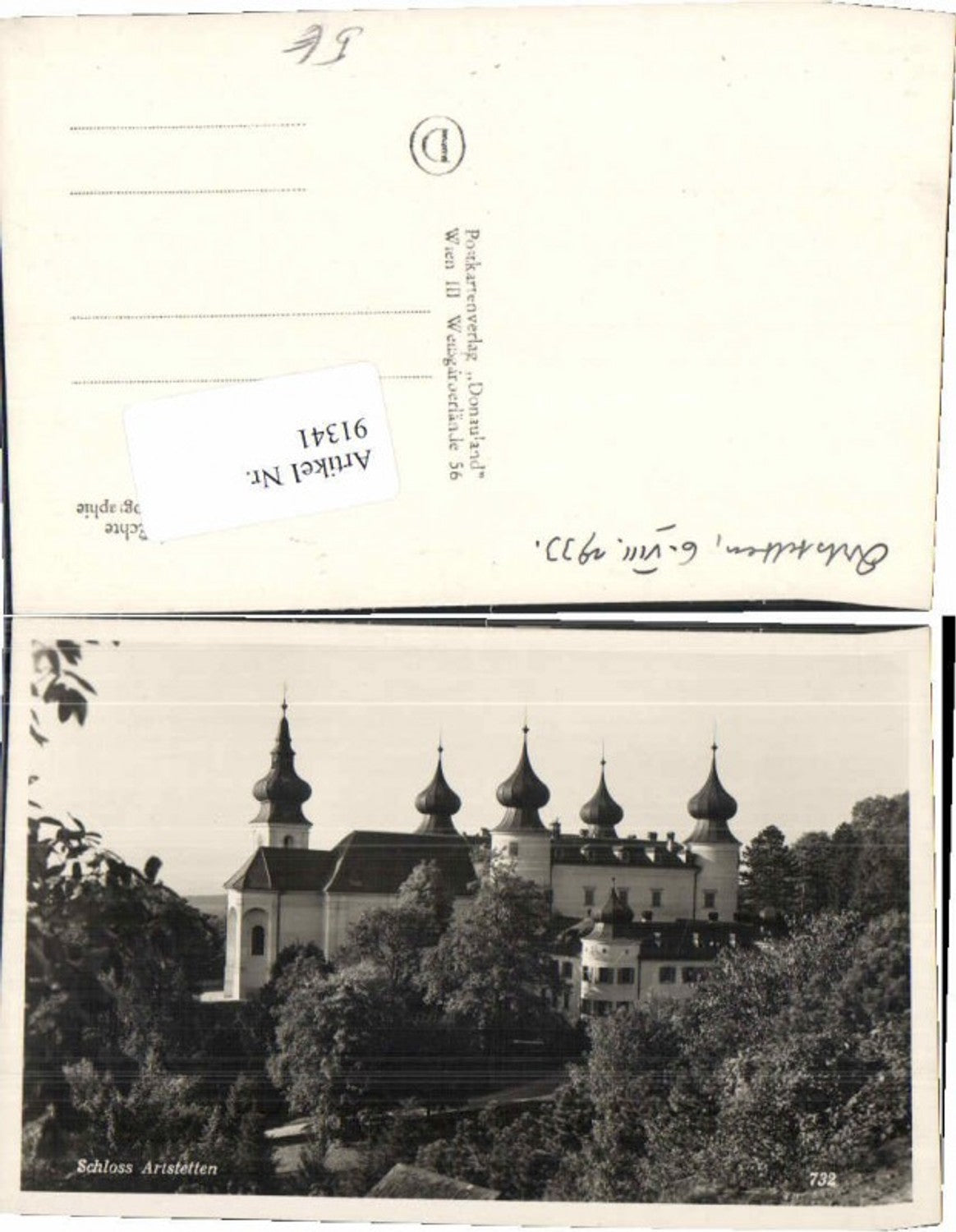 91341, Artstetten near Melk Castle
