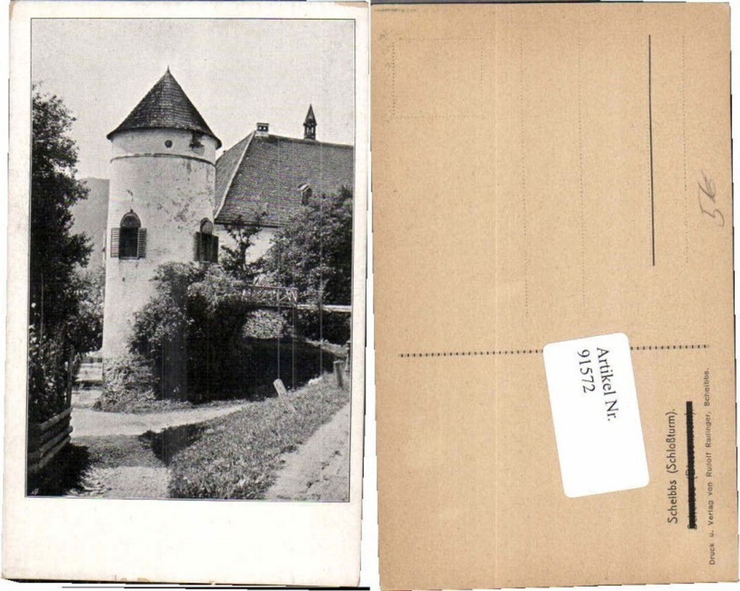 91572,Scheibbs Partie am Schlossturm