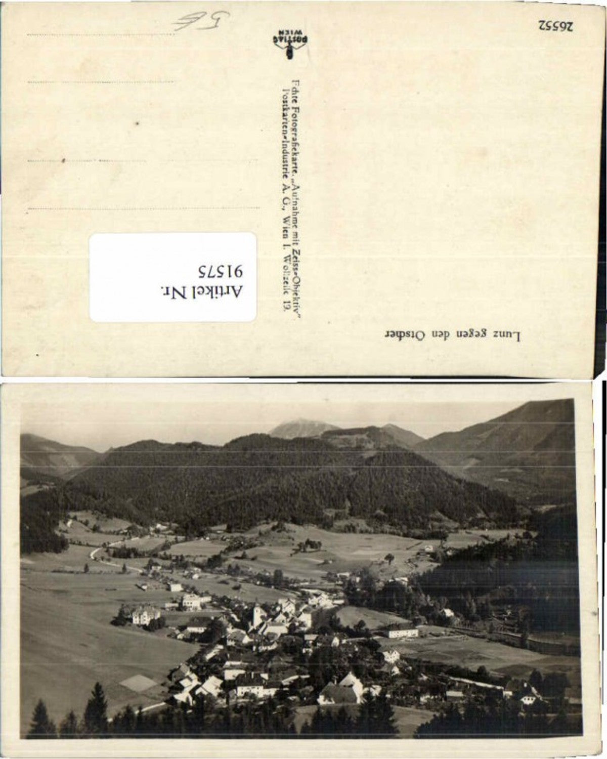 91575,Lunz m. Ötscher Lunzersee 1920