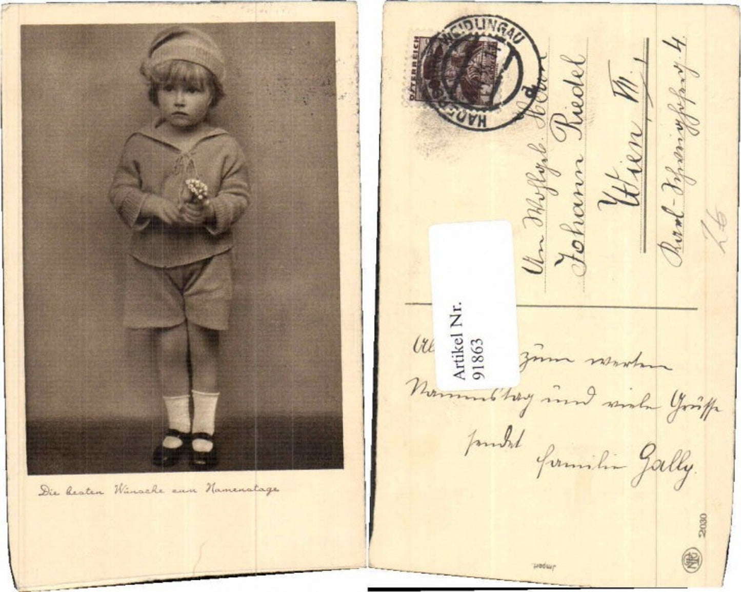 Alte Ansichtskarte – Old Postcard