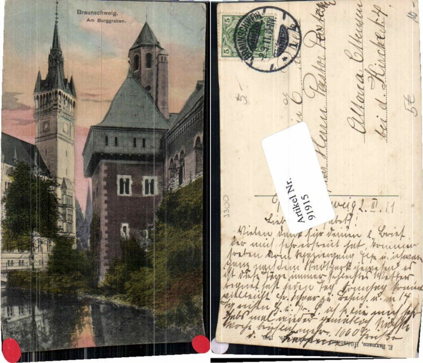 91915,Braunschweig Burggraben 1911
