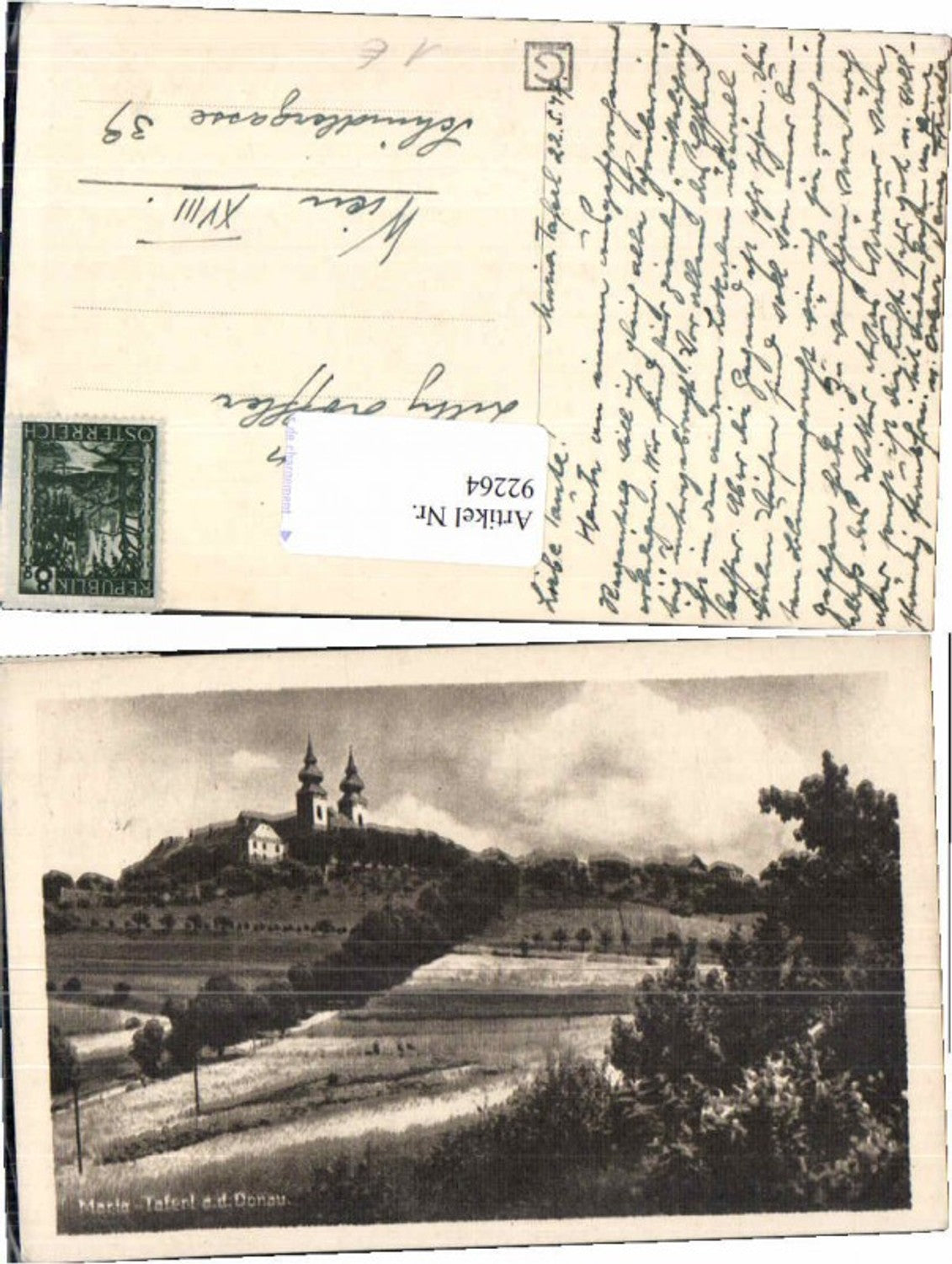 92264, Maria Taferl Marbach 1930