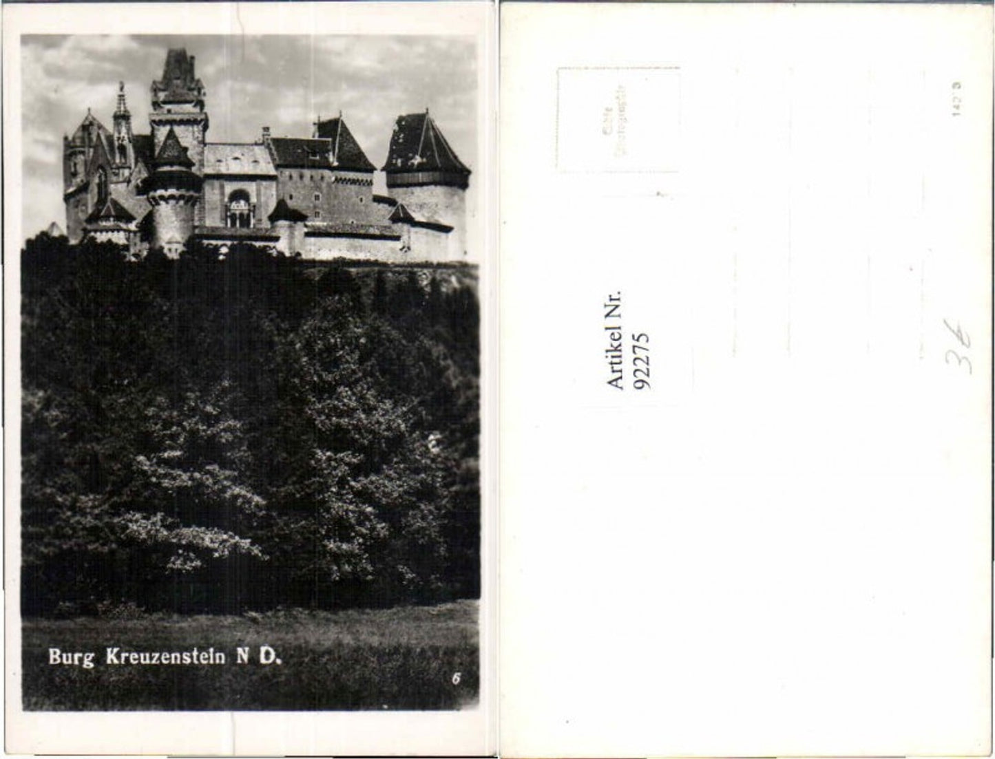 92275,Burg Kreuzenstein b. Leobendorf Korneuburg