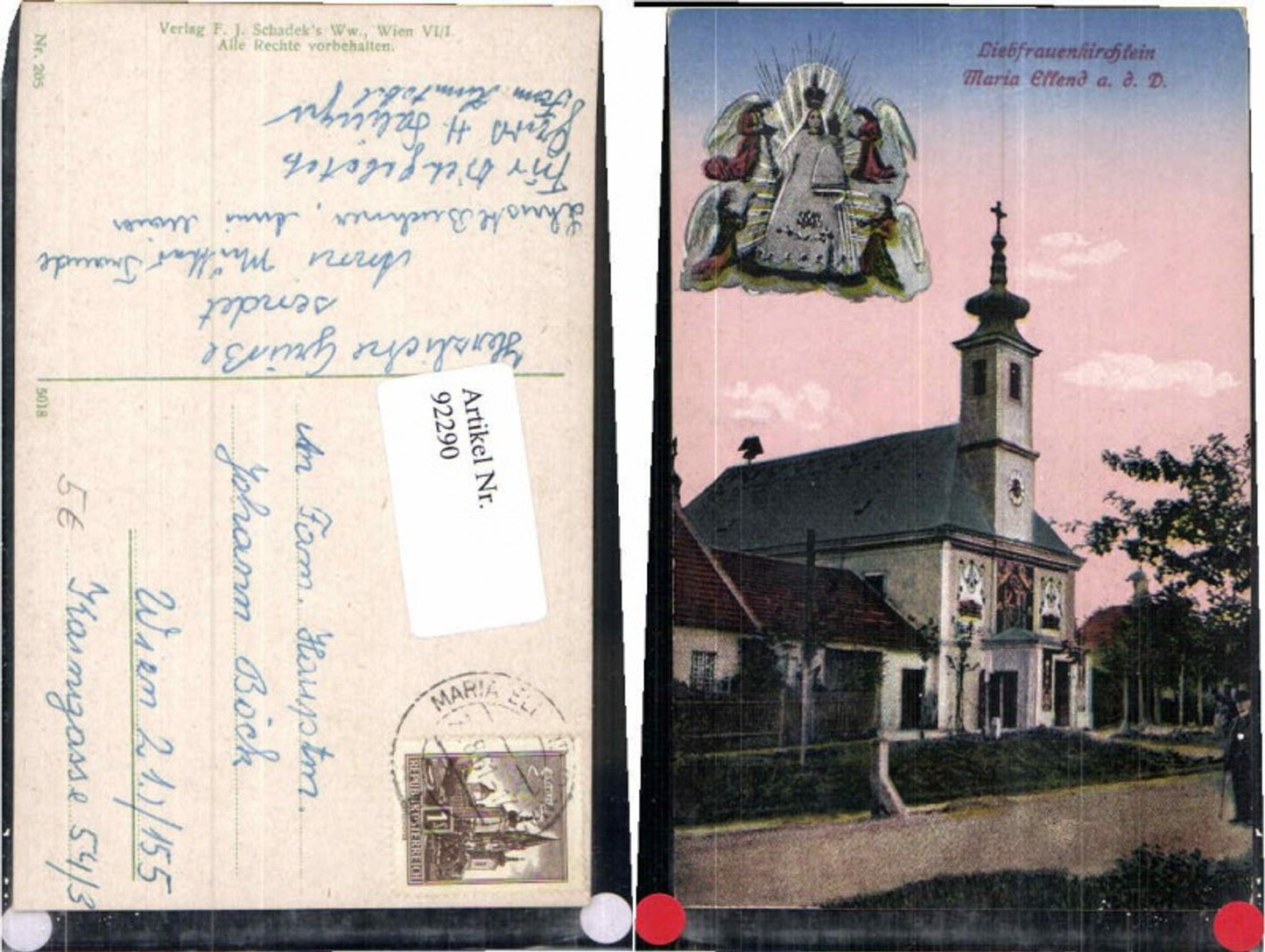 92290,Maria Ellend a.d. Donau 1915